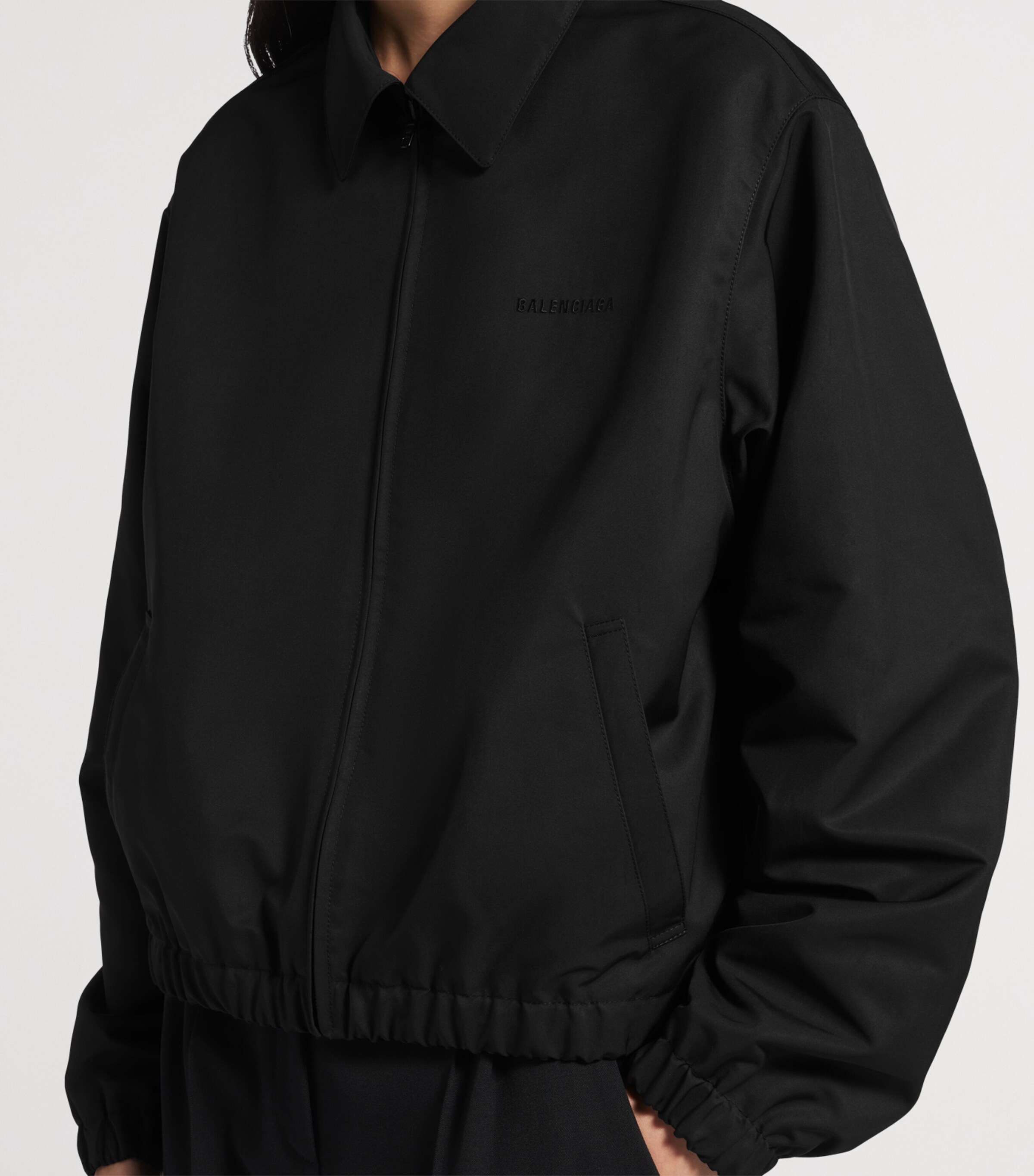 Balenciaga Womens Blouson Bomber Jacket Image 6