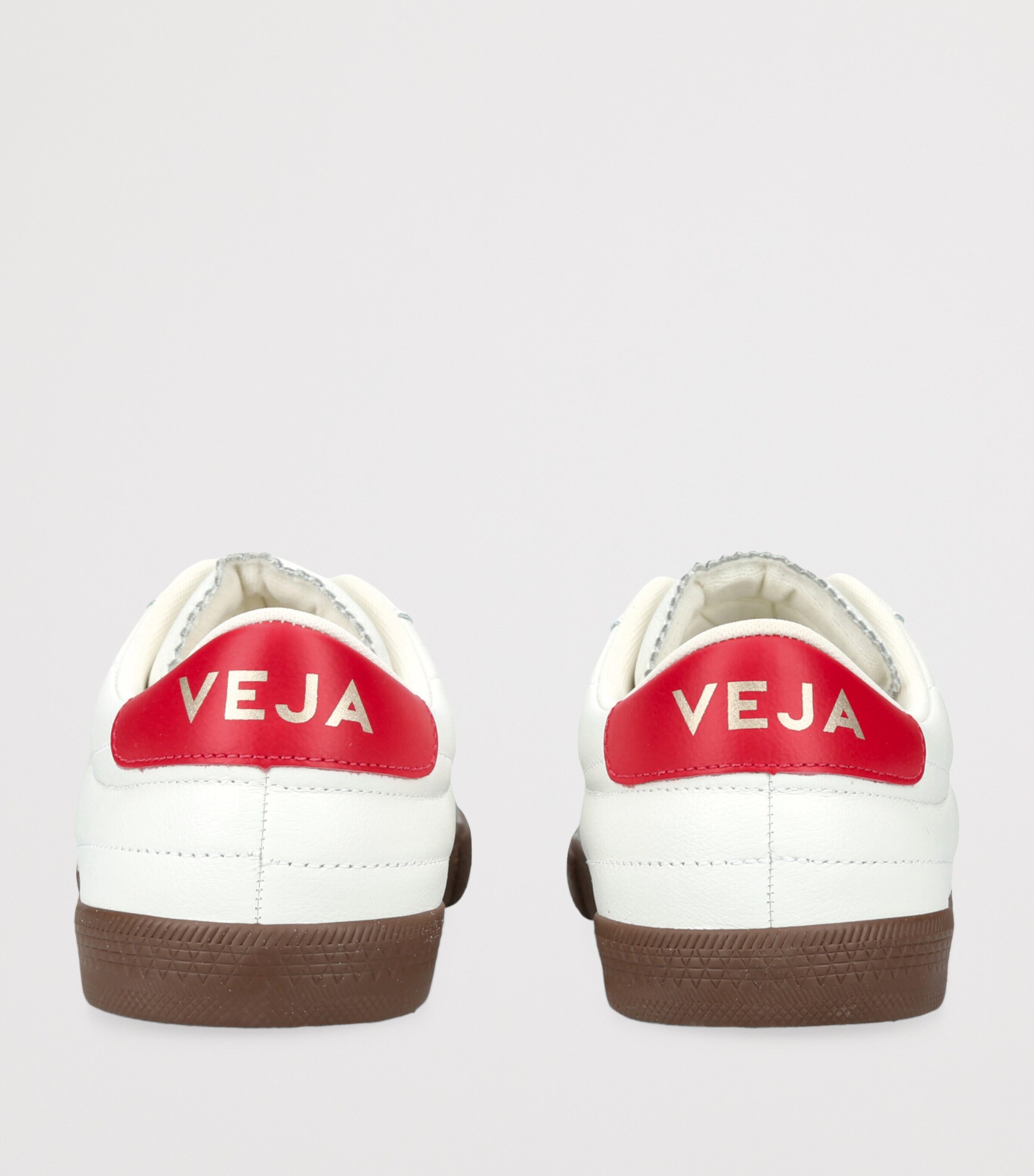 Leather Panenka Sneakers WHITE/RED Image 2