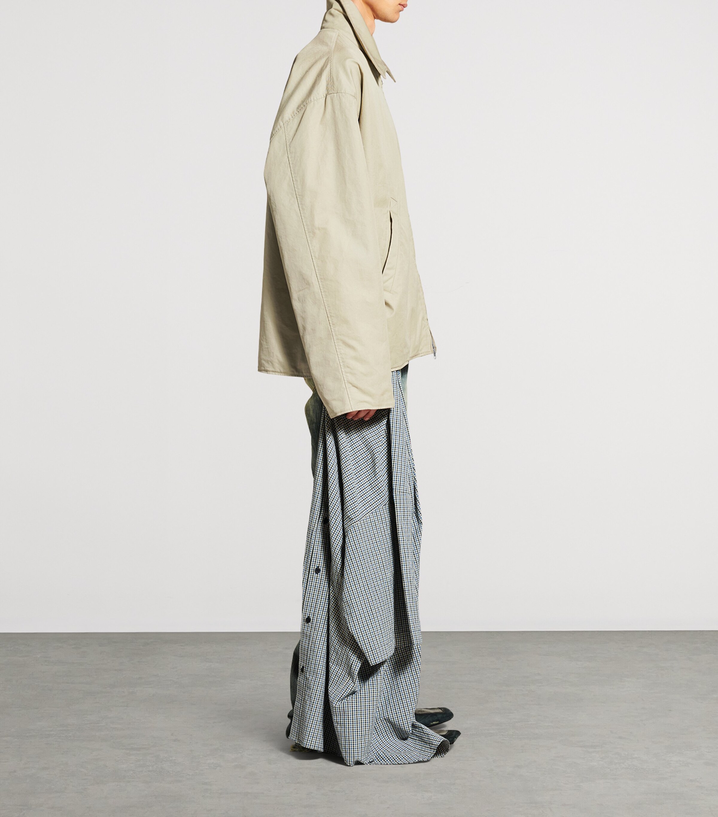 Balenciaga Mens Cotton Zip-Up Jacket Image 5