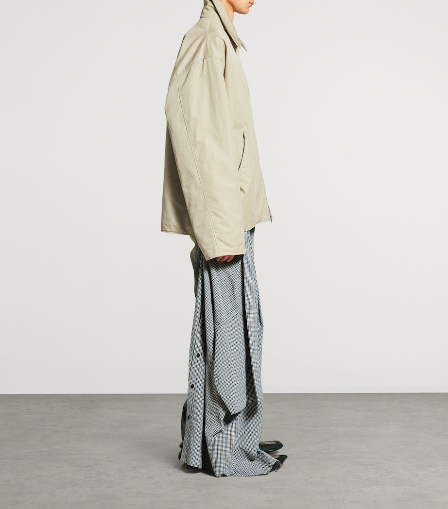 Balenciaga Mens Cotton Zip-Up Jacket Image 5
