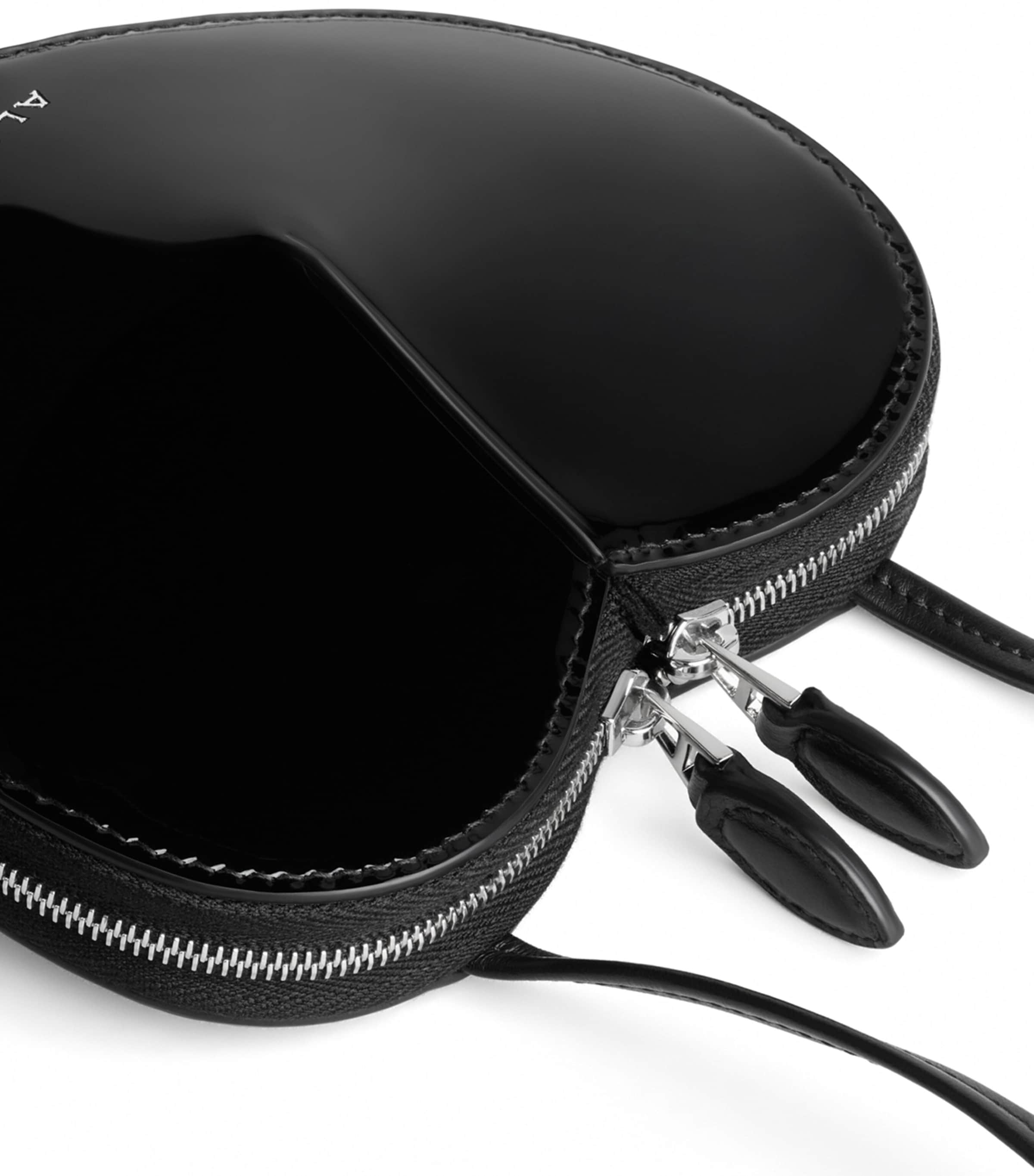 Mini Patent Leather Le Coeur Shoulder Bag OR Image 4