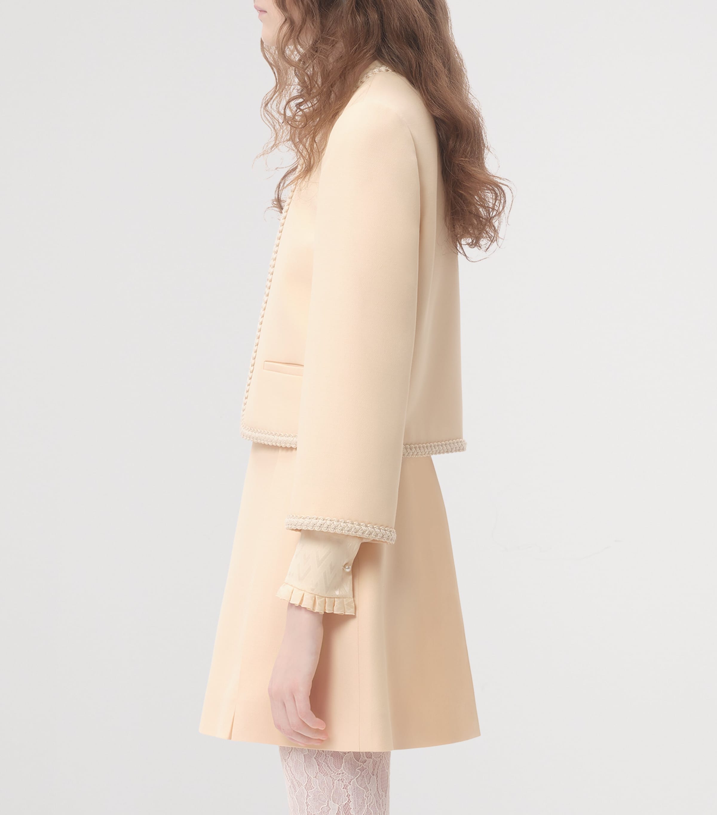 Wool-Silk Embroidered Jacket ET5 Image 3