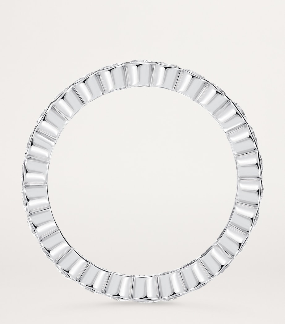 White Gold and Diamond Classic Eternity Ring WHITE GOLD Image 6