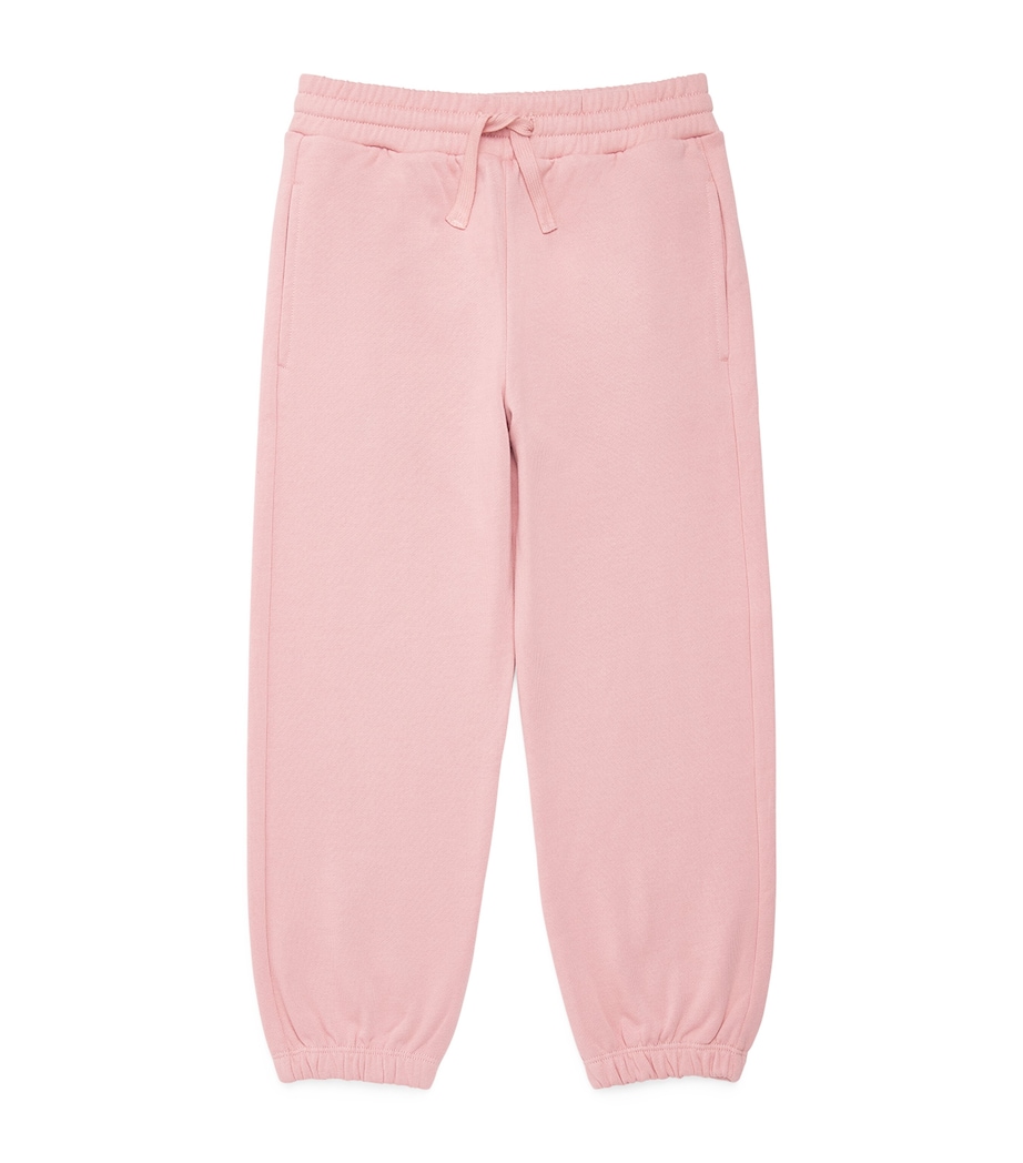 Stella McCartney Kids Cotton Daisy Sweatpants (3-14 Years) Pink Image 1