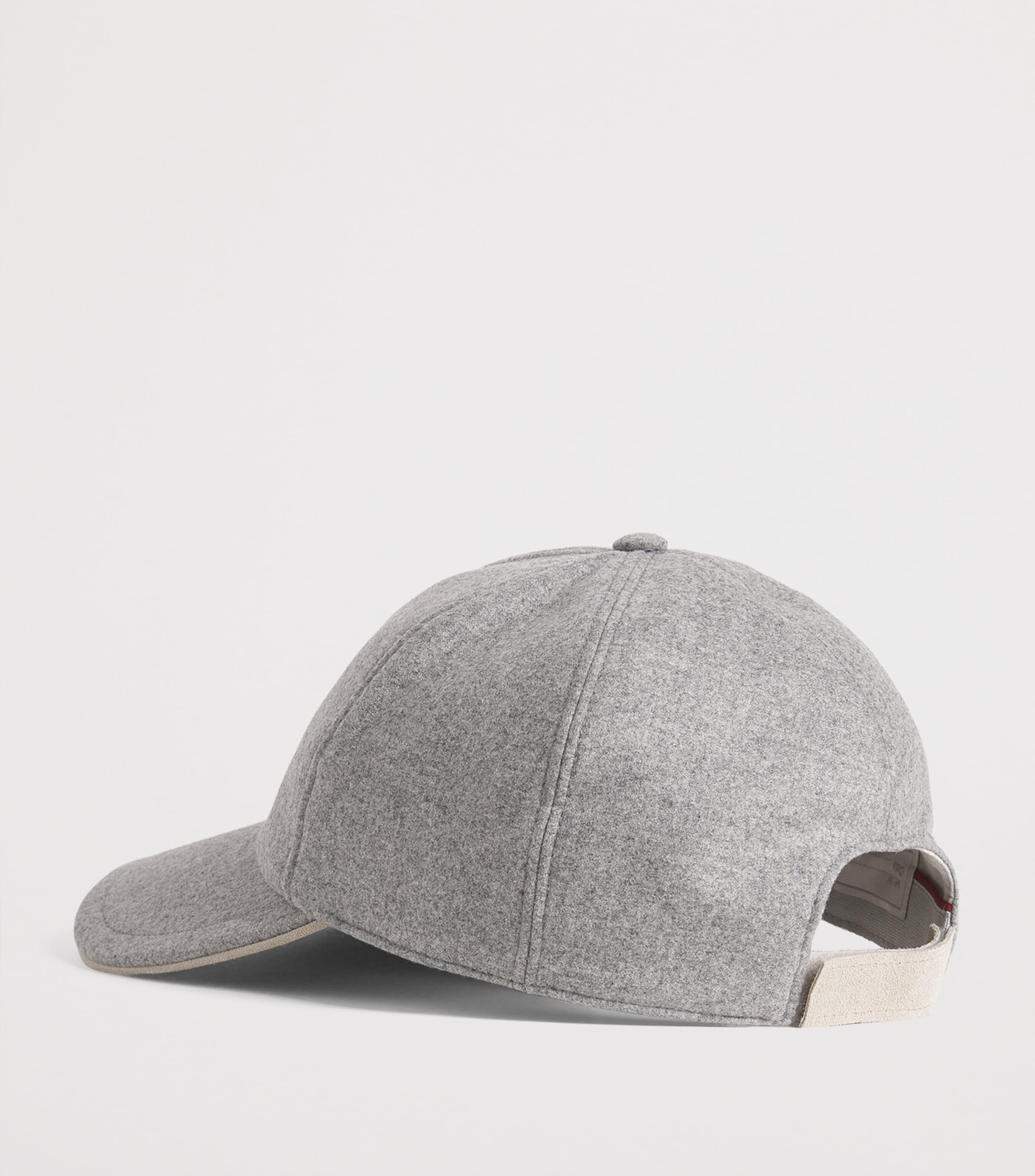 Eleventy Embroidered Logo Baseball Cap Grigio Medio E Torto Image 3