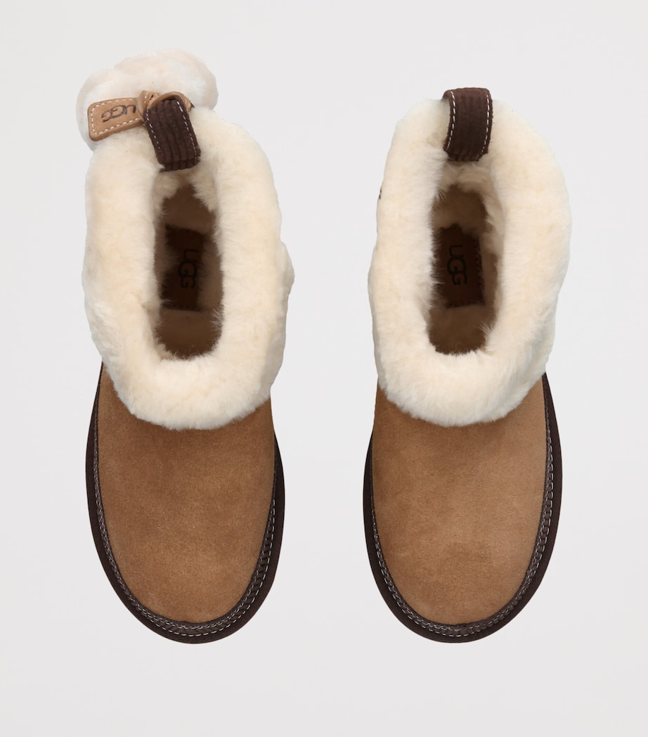 UGG Suede Classic Mini Heritage Boots Tan Comb Image 3