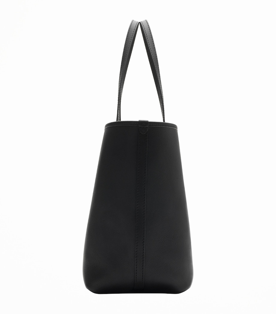 Leather Highlands Tote Bag BLACK Image 3
