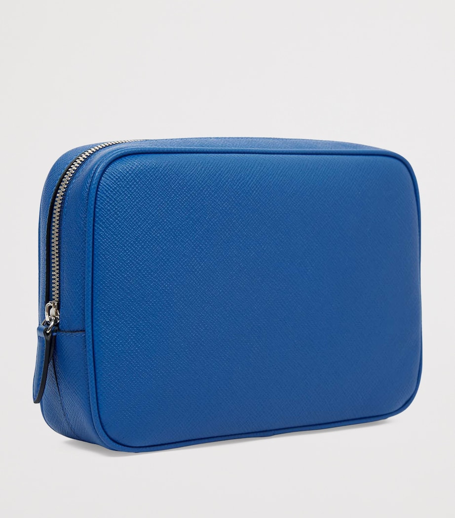 Panama Leather Tech Organiser Pouch CERULEAN Image 2