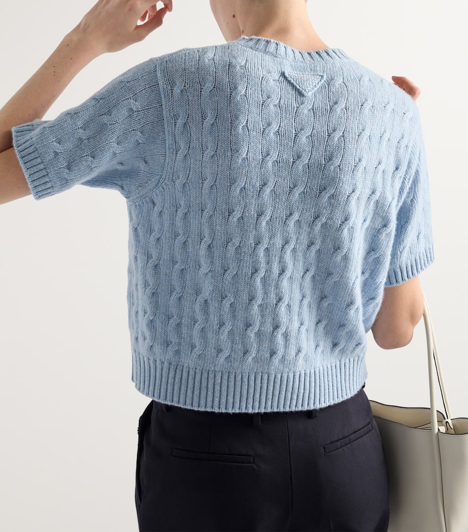 Cashmere Cable-Knit Sweater F0013 Image 5