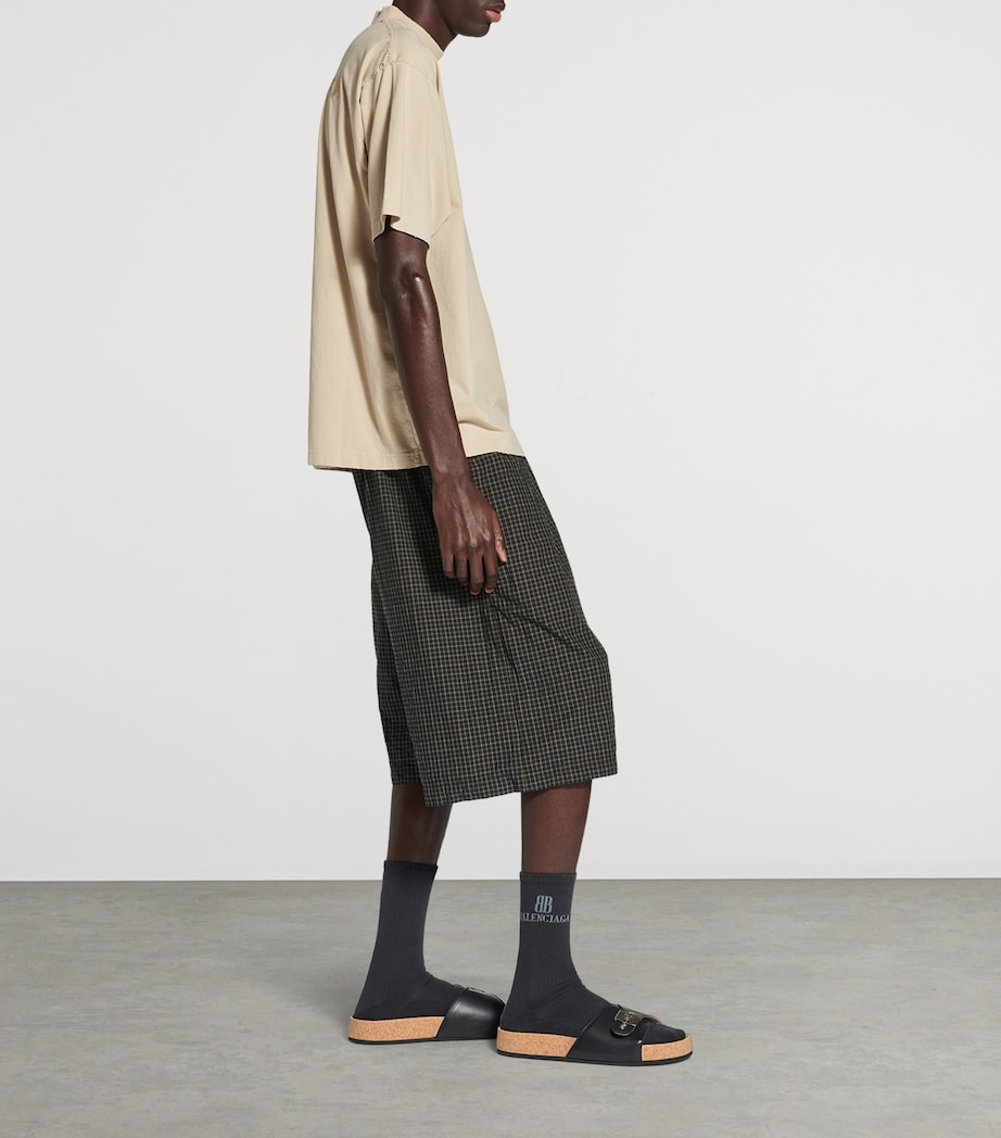 Cotton Distressed Logo T-Shirt 9661 Image 6