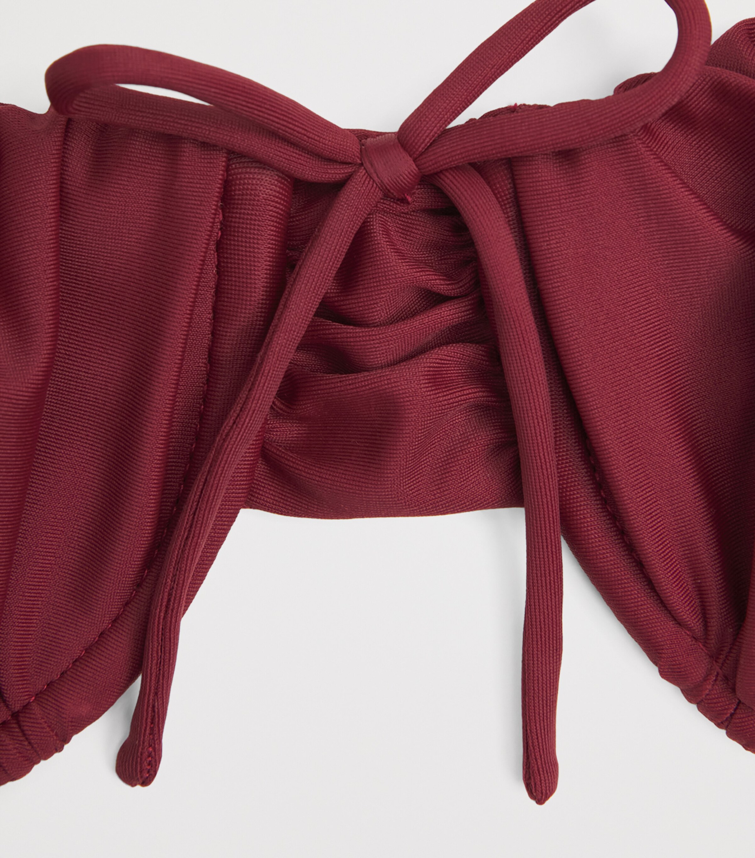 Faithfull The Brand Womens Dinard Bikini Top Porto Red Image 4