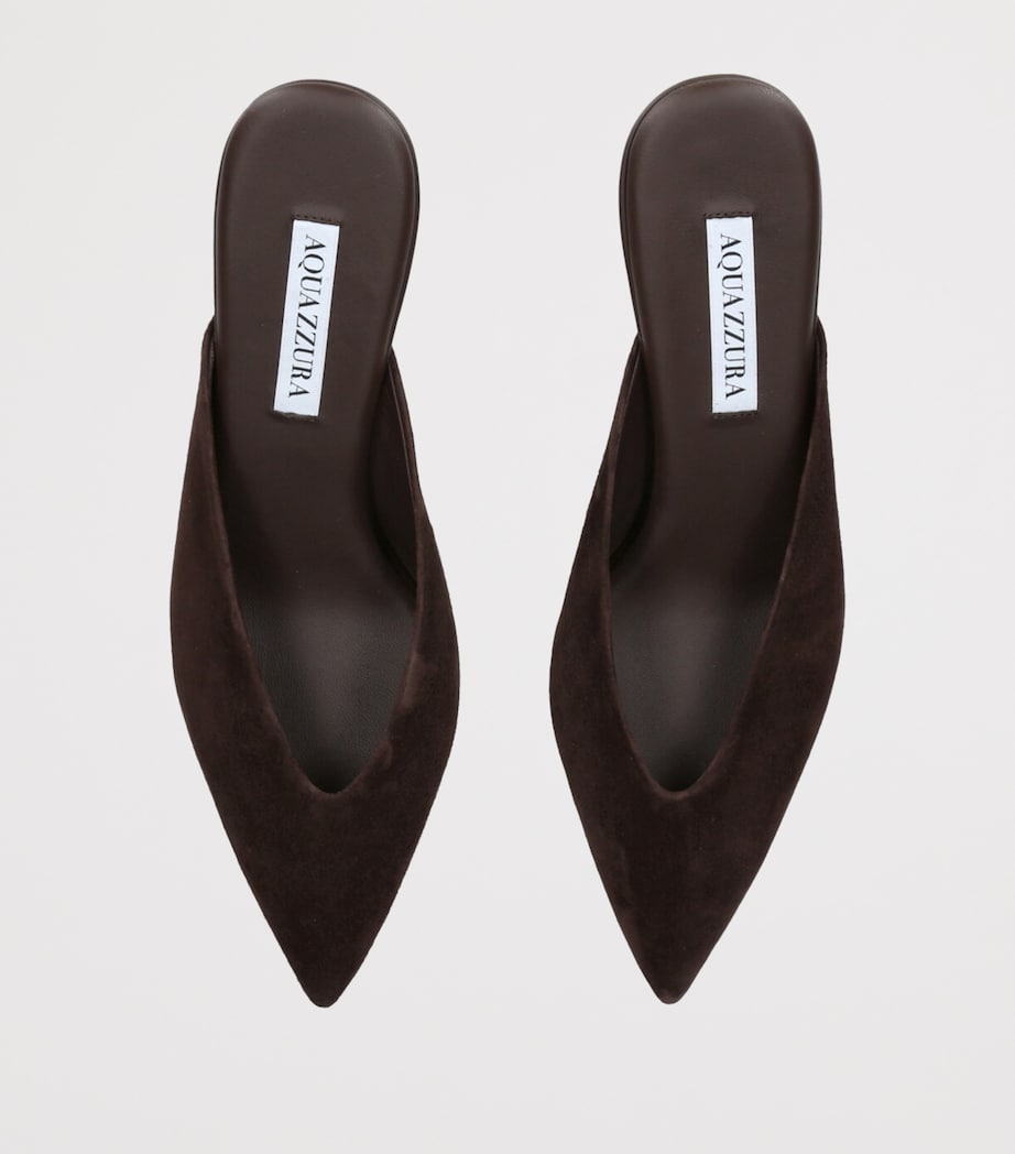 Suede Bisous Pumps 65 BROWN Image 4