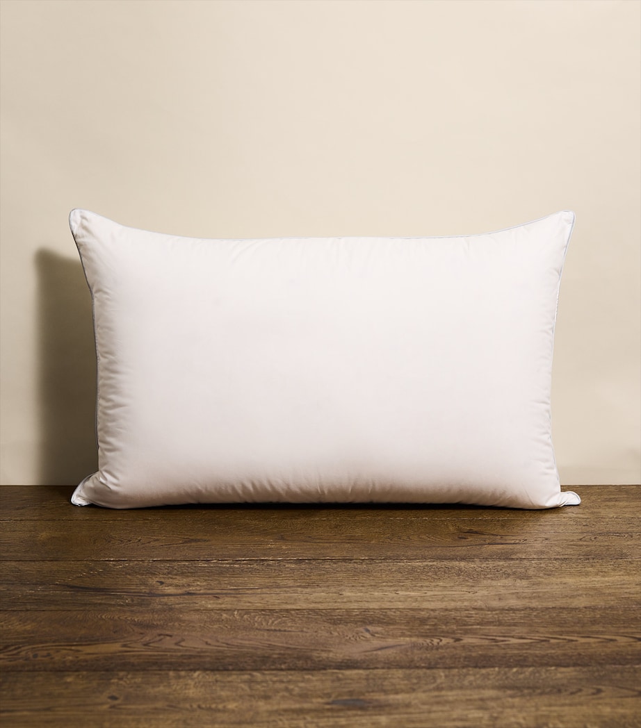 Belgravia Down-Filled Pillow (50cm x 75m) WHITE Image 1