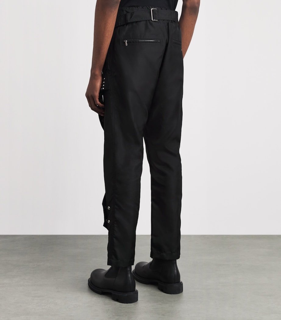 Rick Owens Mens Megastrapped Moto Trousers Black Image 5