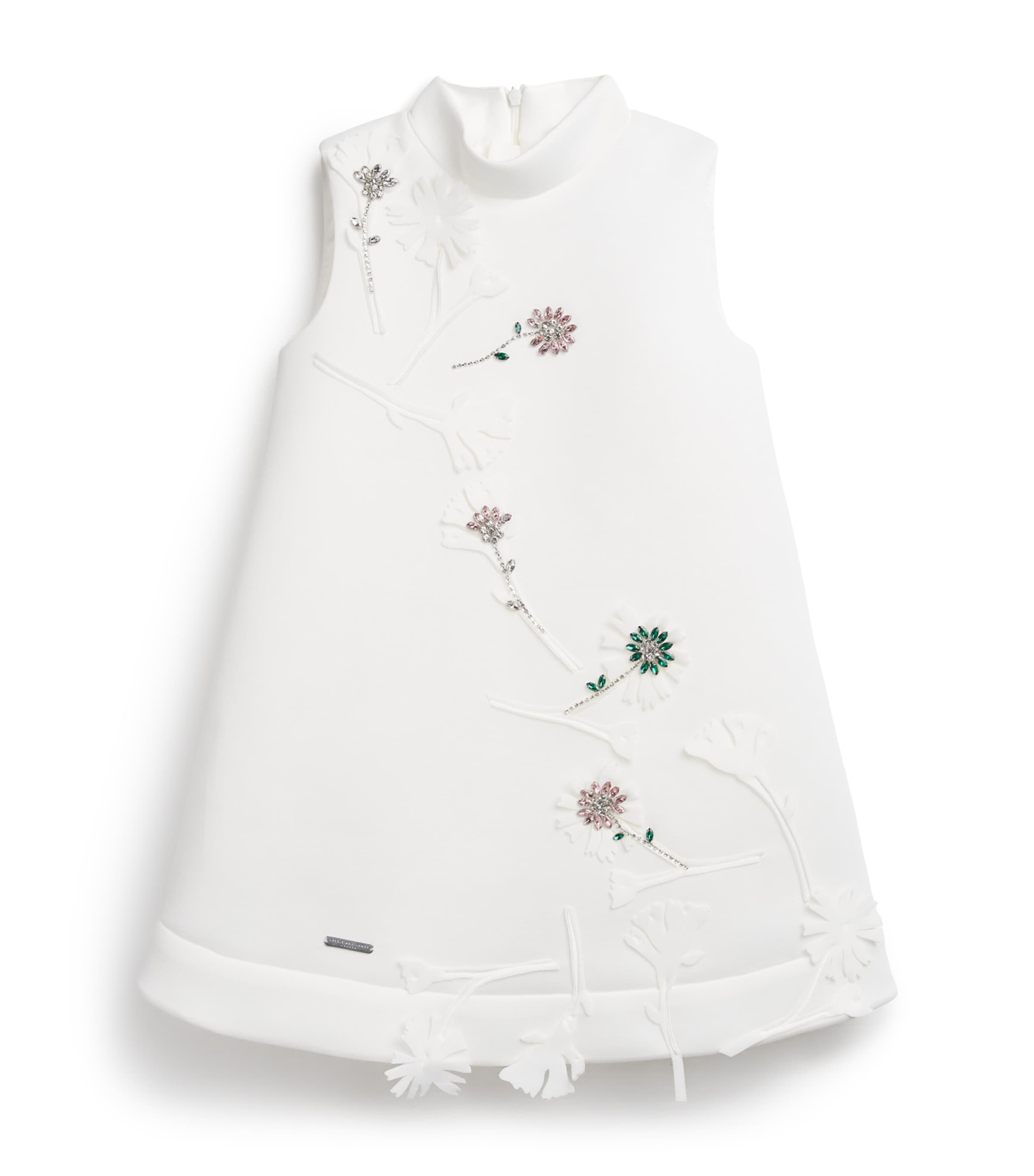 Jessie And James Embellished Spring In Step Dress In White