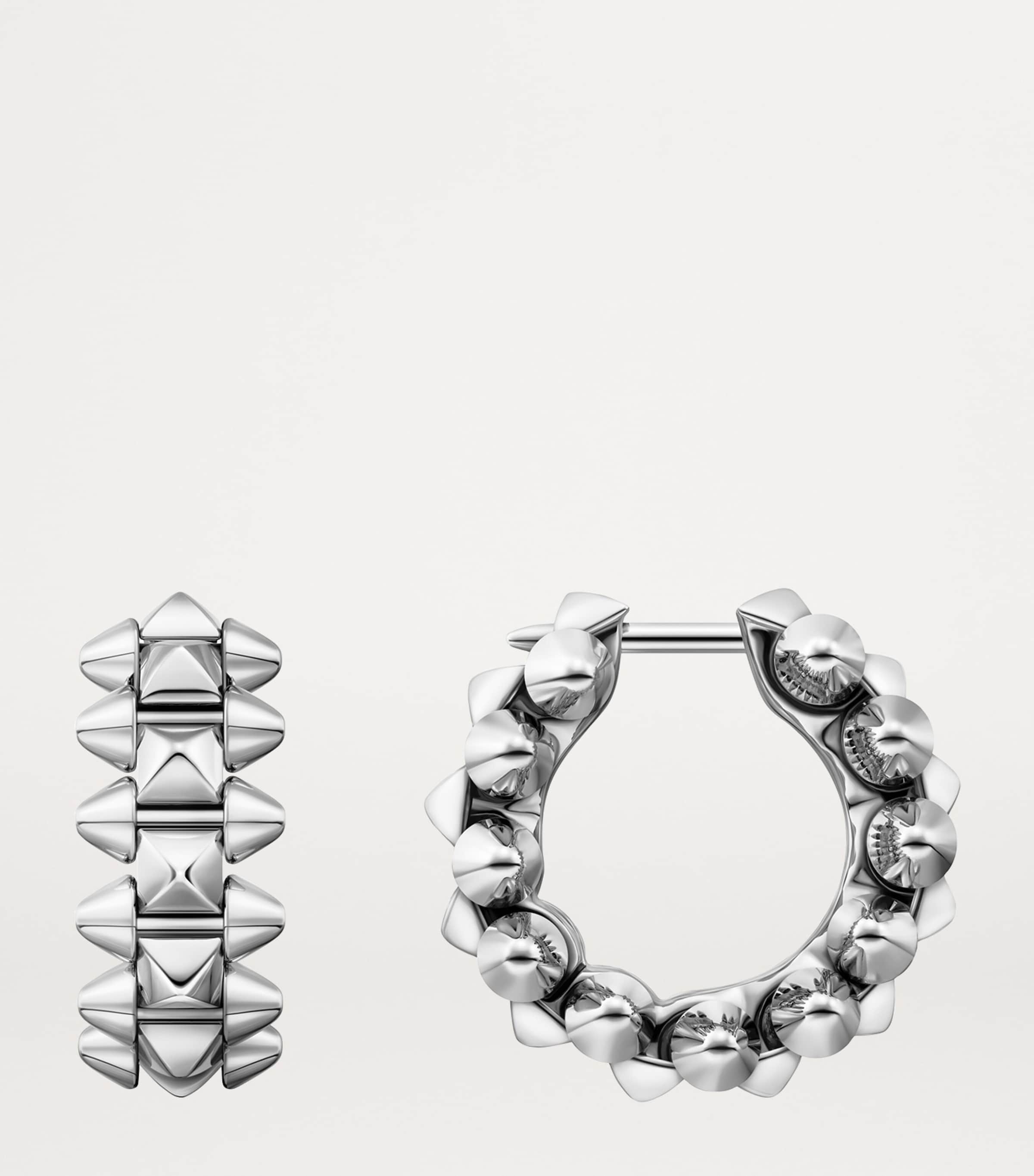Cartier Small White Gold Clash de Cartier Hoop Earrings White Gold Image 2
