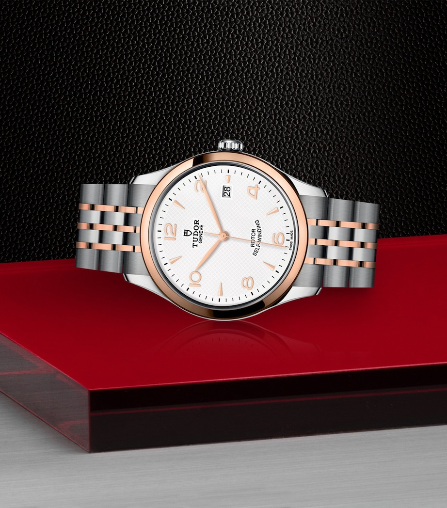 1926 Stainless Steel and Rose Gold Watch 39mm WHITE Image 2