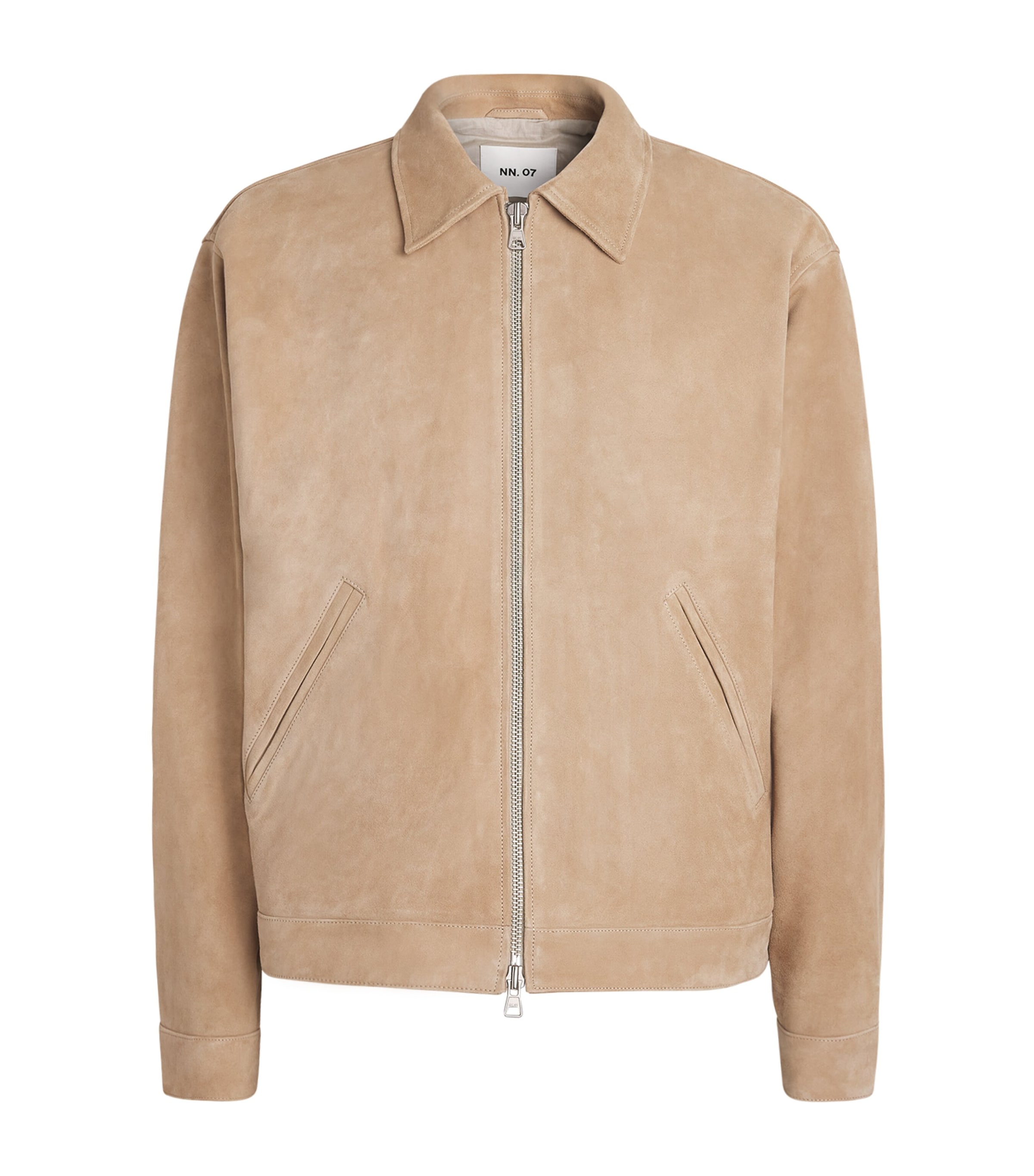 マロン　ニューヨーカー　アトラエル　ジャケット ベージュ　M Faux suede trucker jacket | Otter | Men | KARL LAGERFELD | Page 1