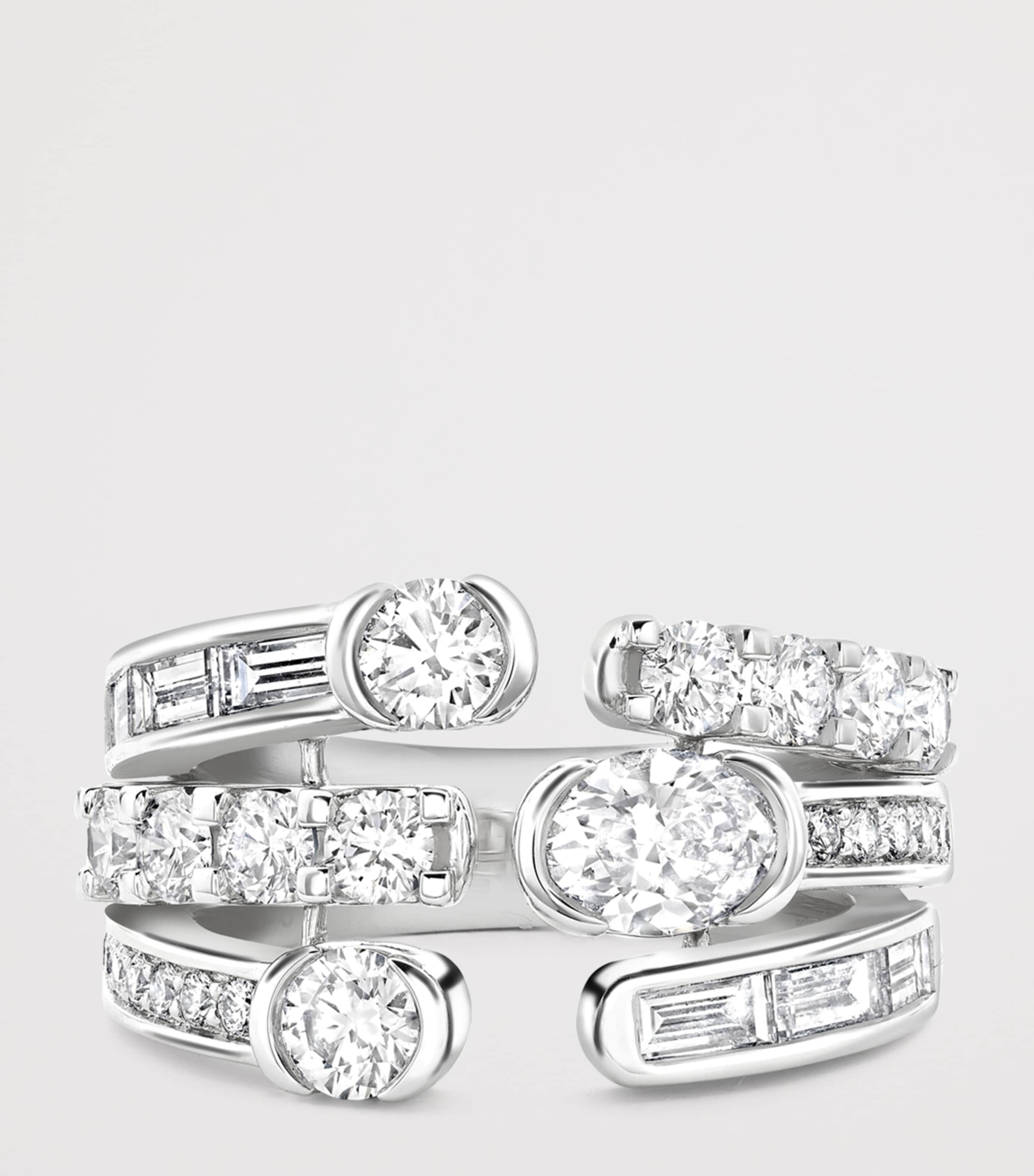 Boodles Platinum and Diamond Play of Light Ring Platinum Image 3