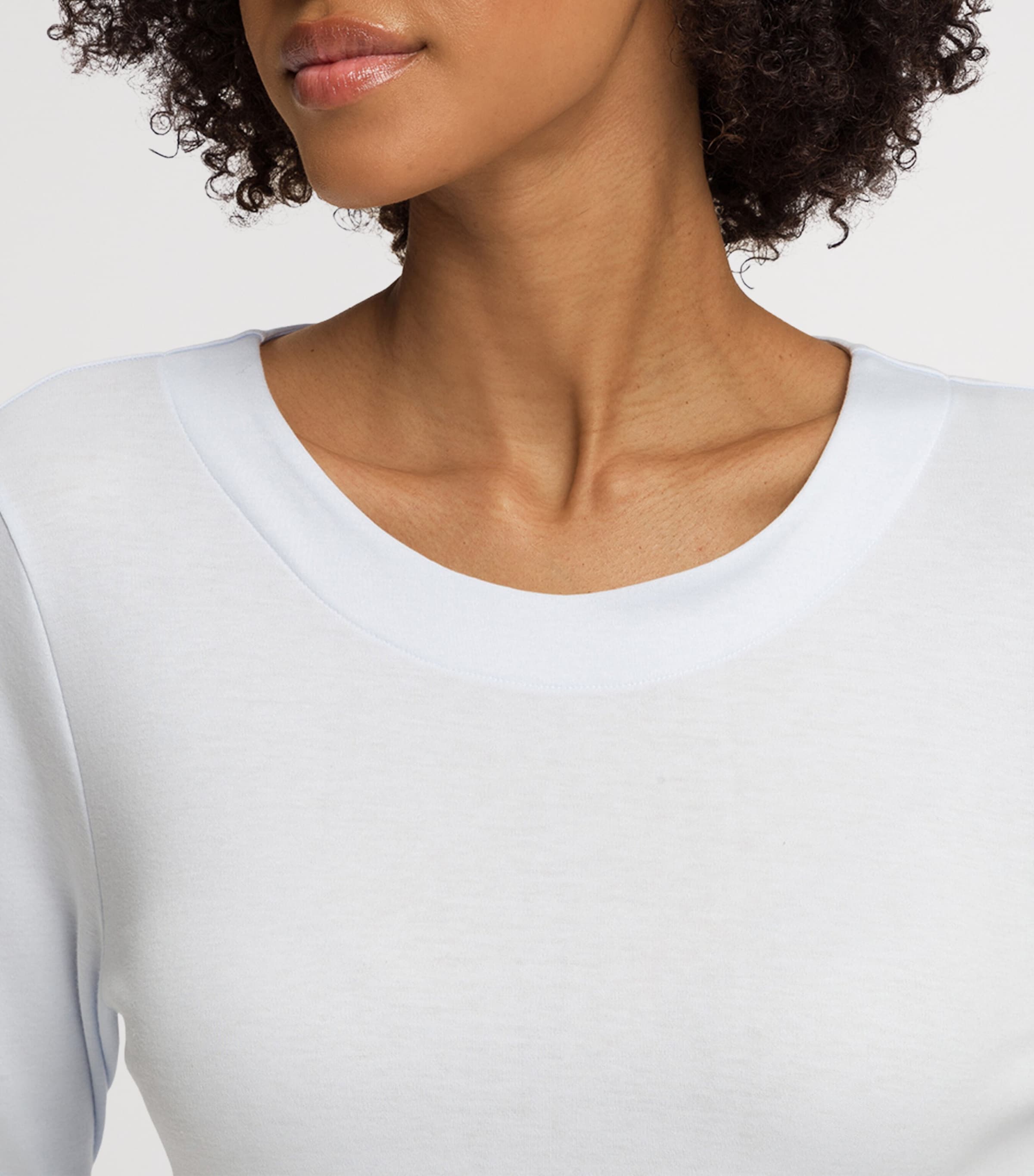 Cotton Malena Nightdress POWDER BLUE Image 5