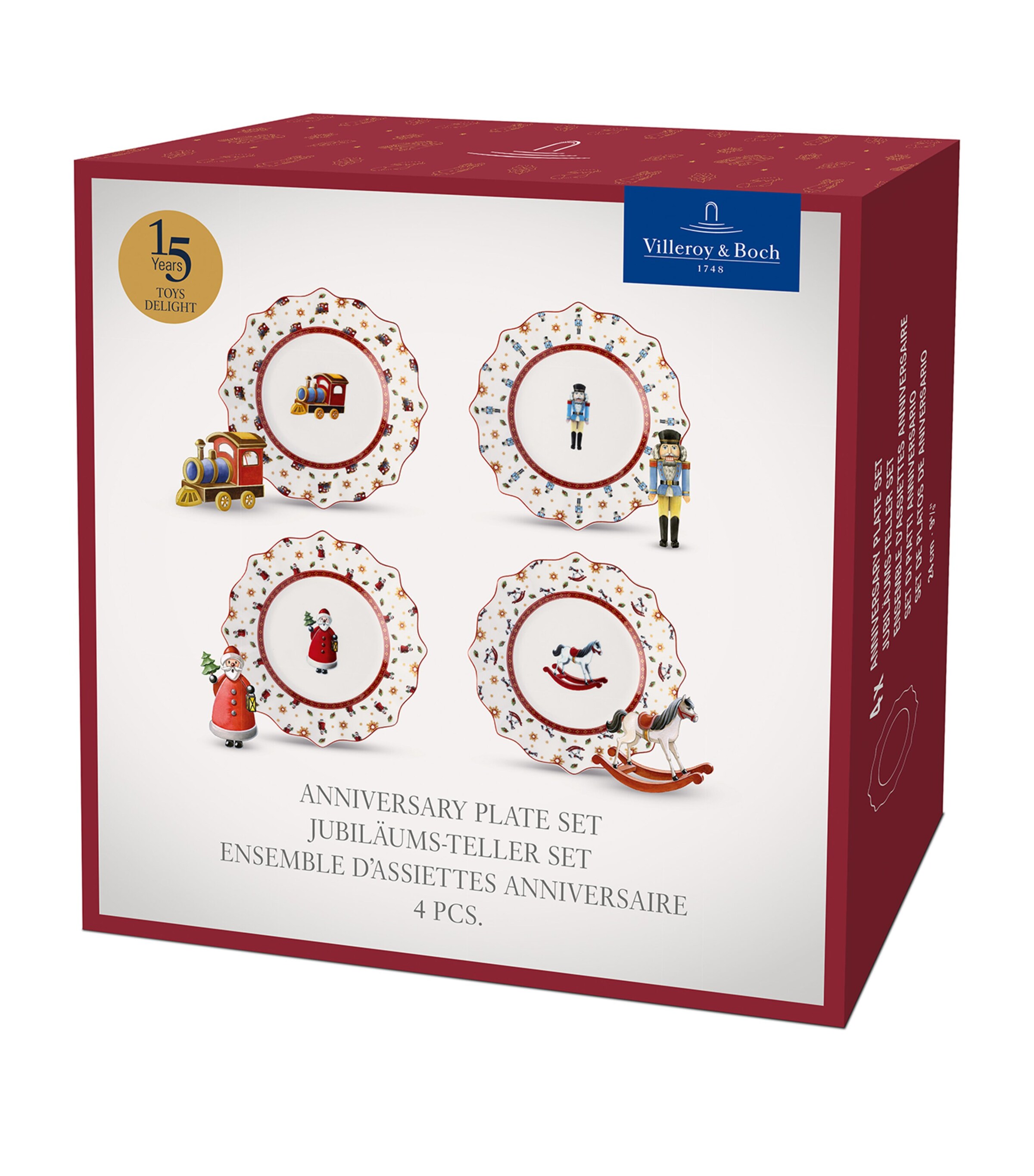 Villeroy & Boch Porcelain Toy's Delight Anniversary Plates (Set of 4) Image 8