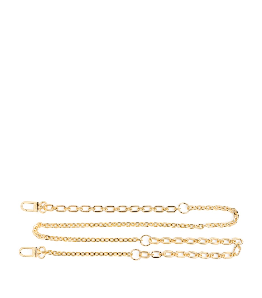 Maje Gold-Tone Chain Shoulder Strap Gold Image 1