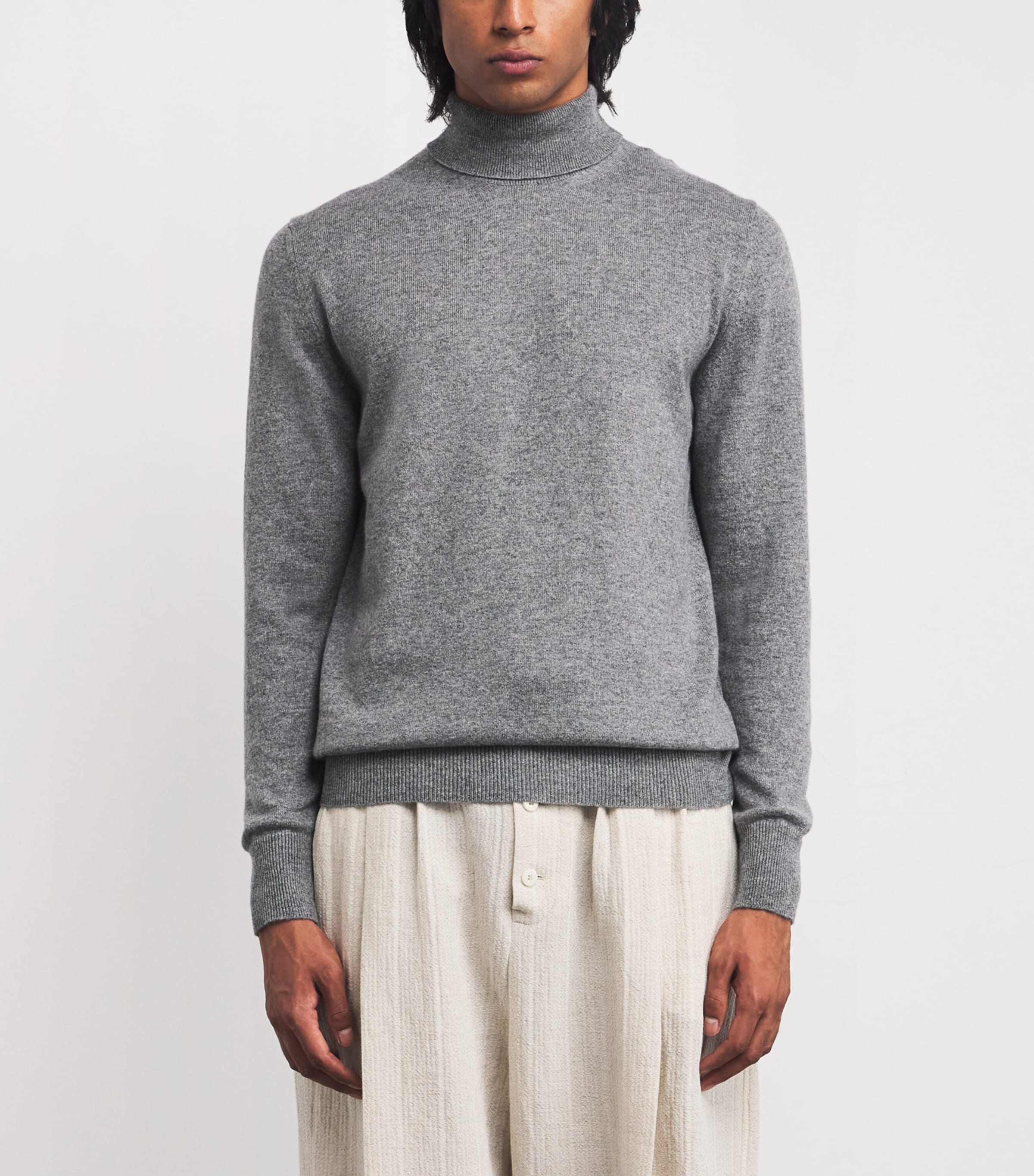Lardini Mens Cashmere Rollneck Sweater Image 3