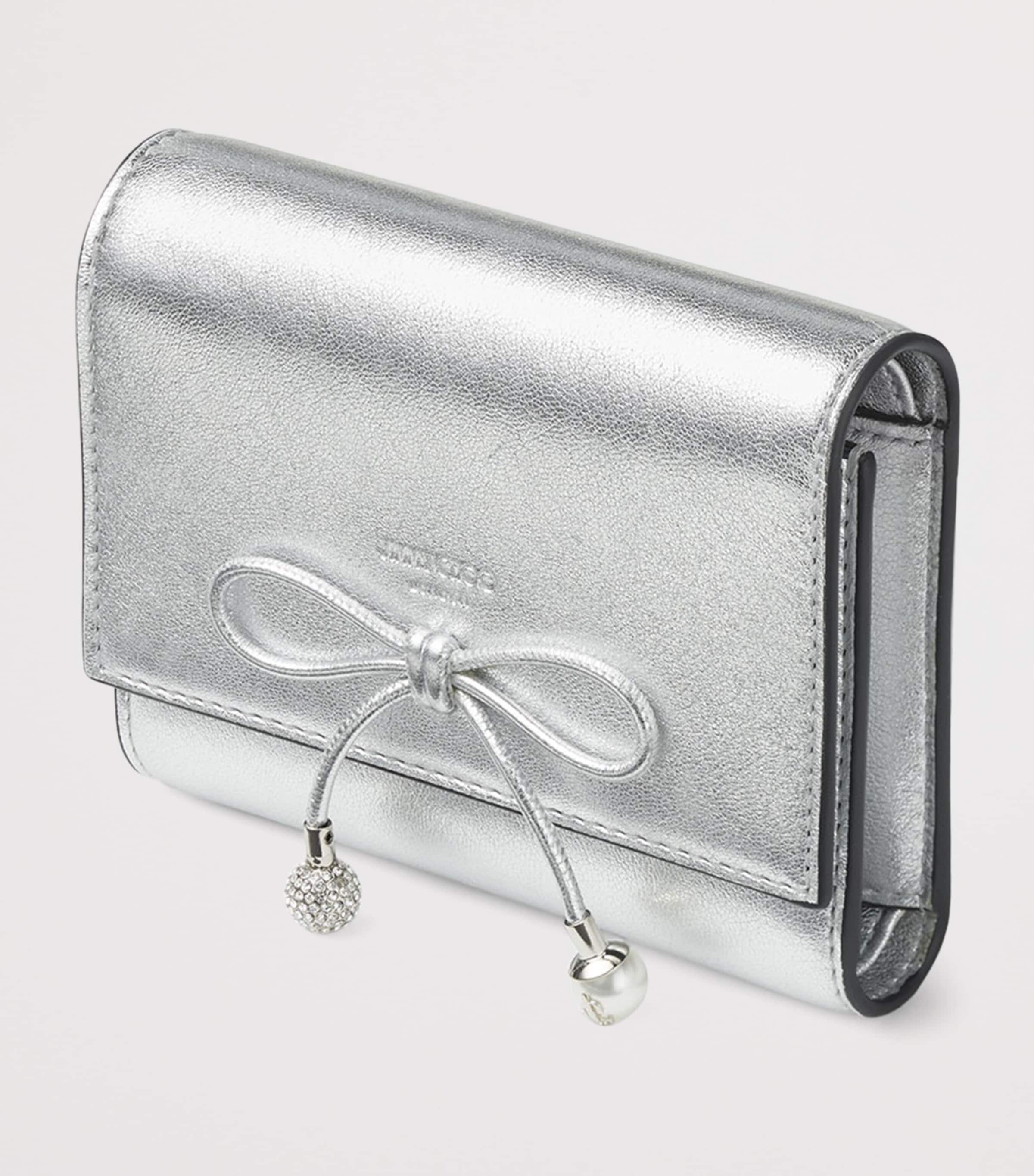Metallic Leather Marinda Wallet SILVER/SILVER Image 2