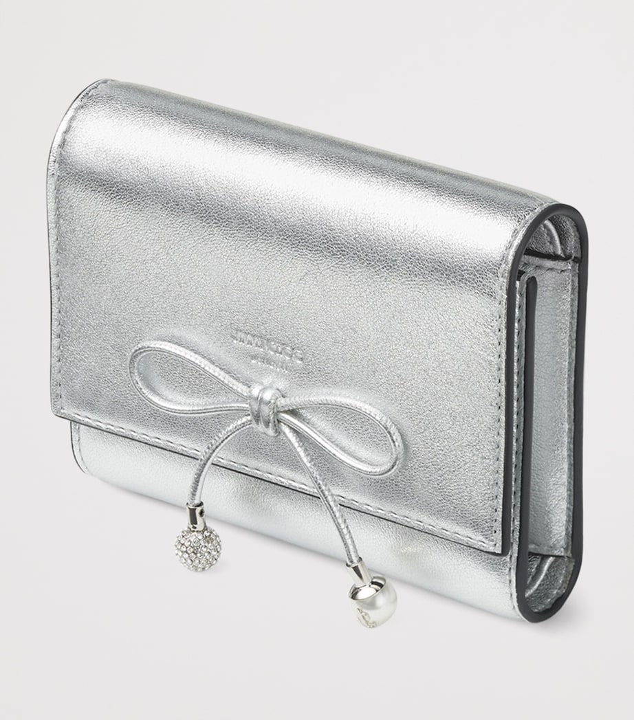 Metallic Leather Marinda Wallet SILVER/SILVER Image 2