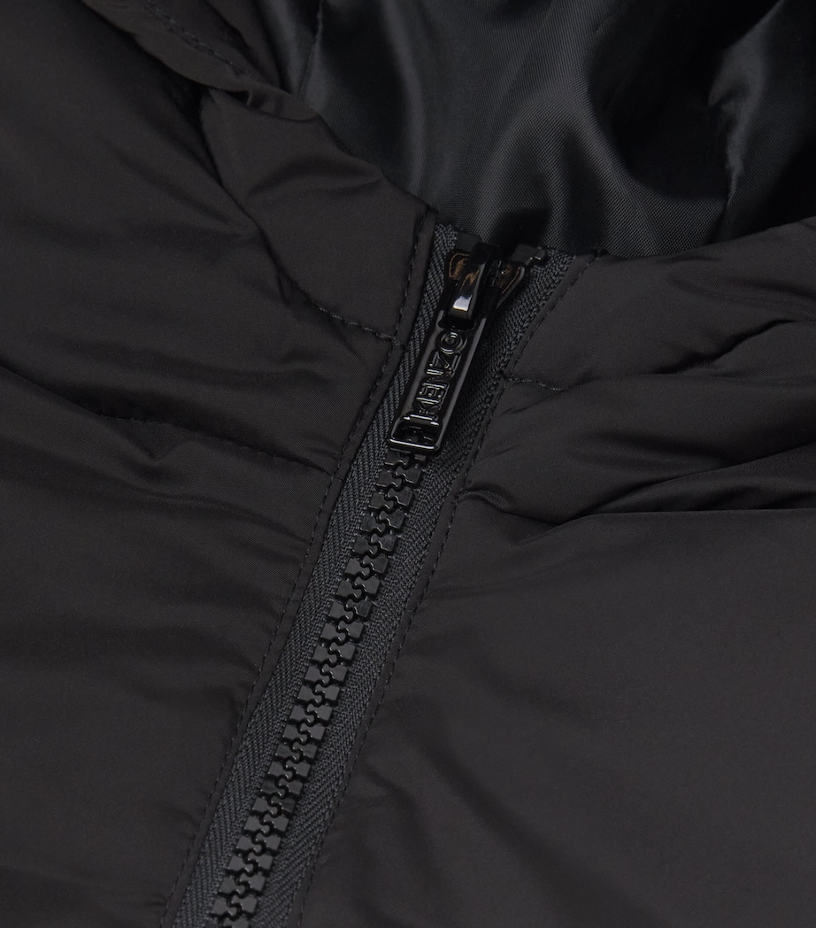 Tiger Logo Puffer Jacket (2-14 Years) BLACK Image 3