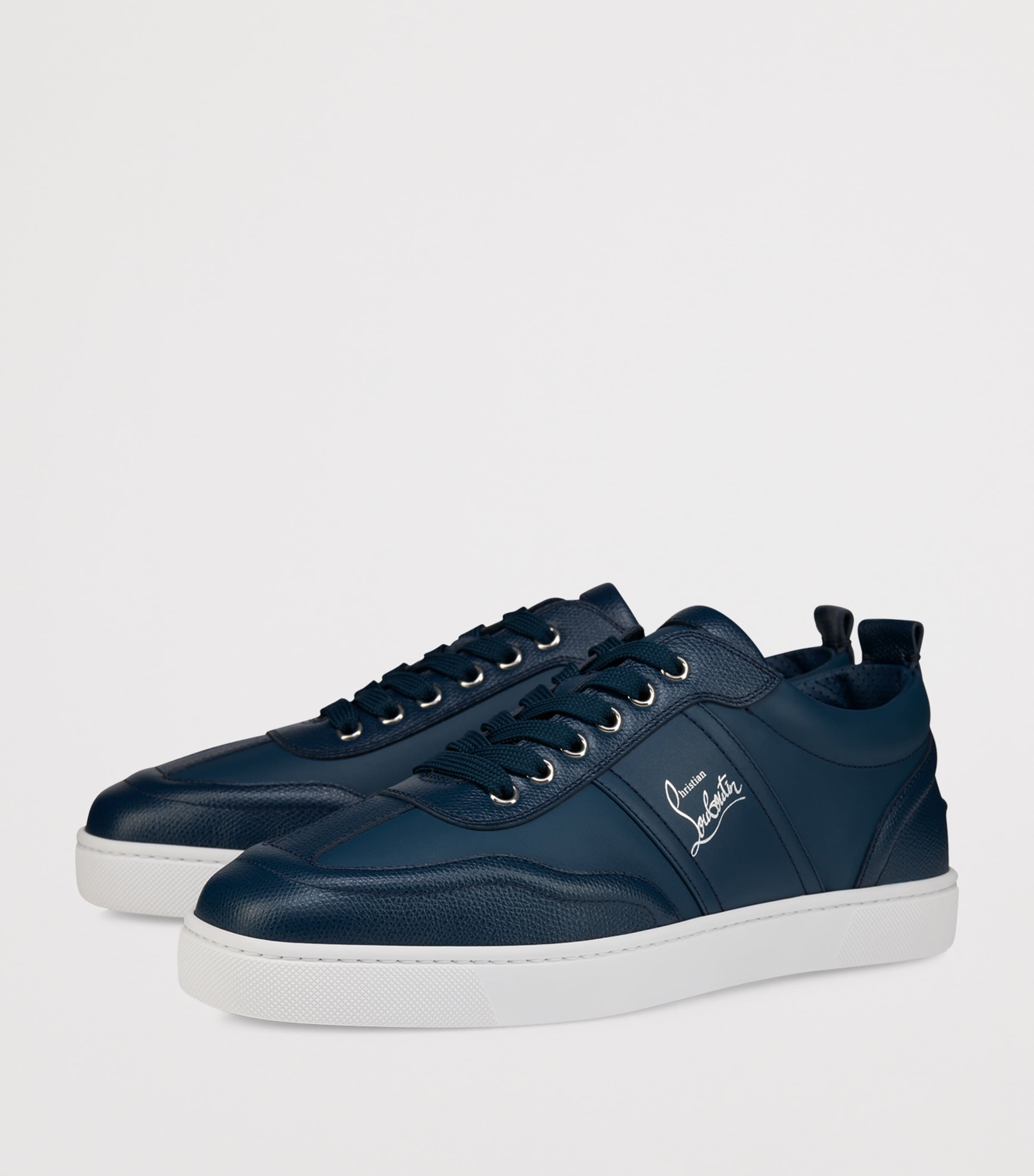 Christian Louboutin Retero Leather Low-Top Sneakers Image 2