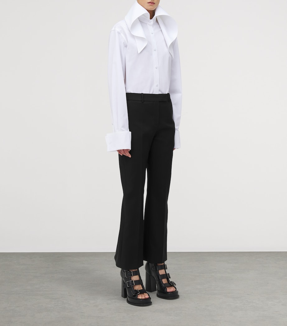 Wool Kickback Trousers 1000 Image 3