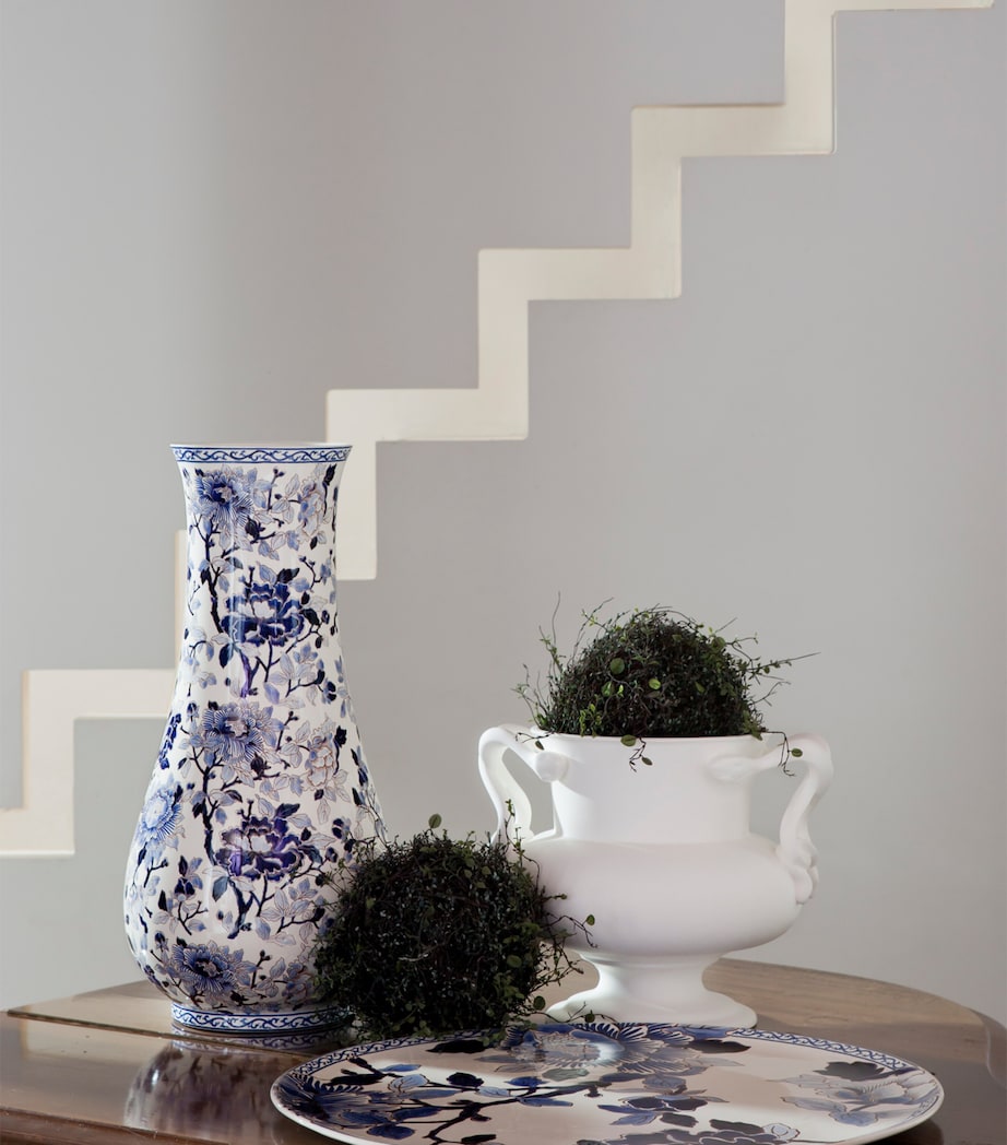 Small Pivoines Vase (13.5cm) BLUE Image 3