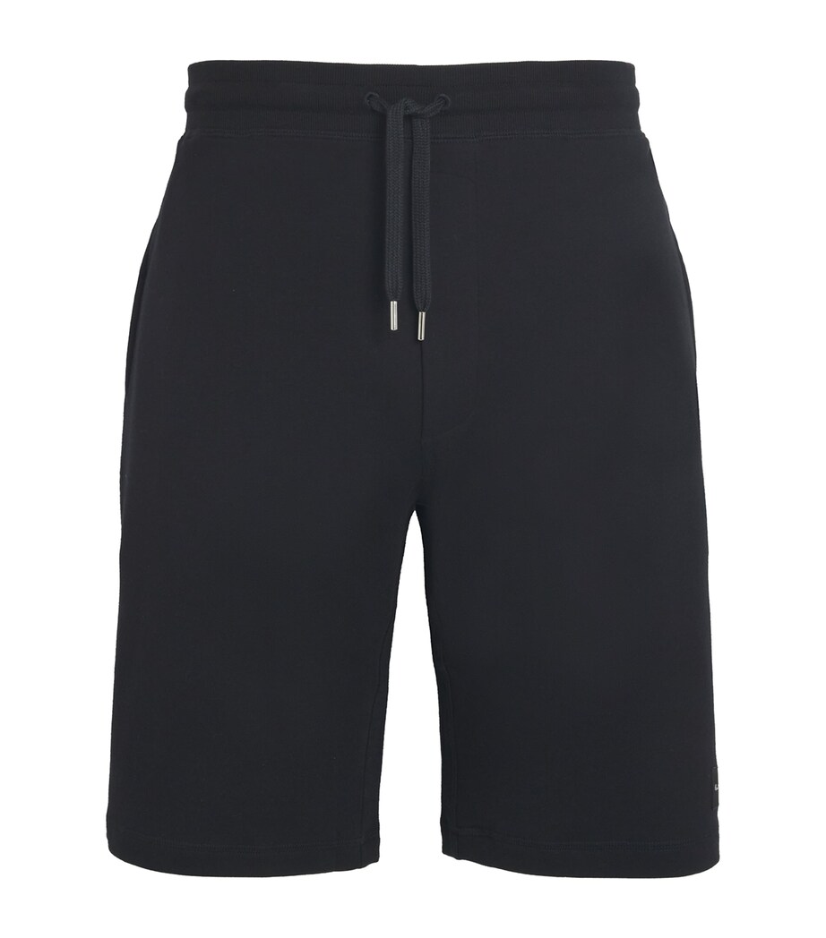 Paul Smith Mens Cotton Jersey Lounge Shorts Black Image 1