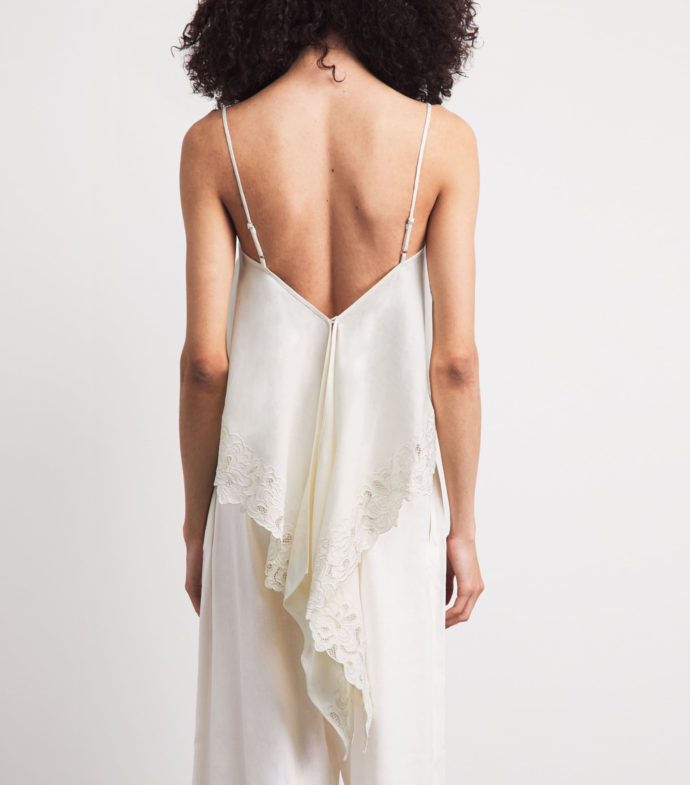 CAMILLA AND MARC Womens Lace-Trim Chara Cami Top Cream Mcrm Image 5