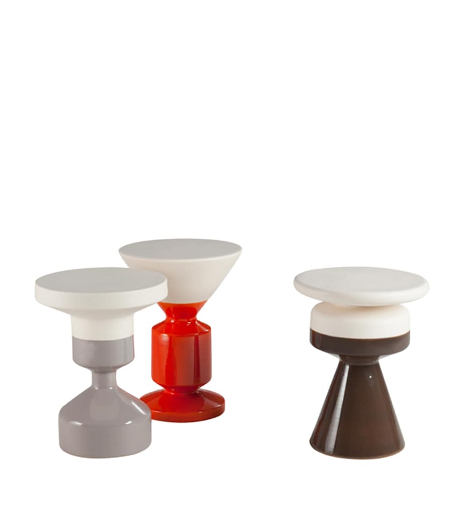 Set of 3 Waterline Side Tables MULTI Image 2