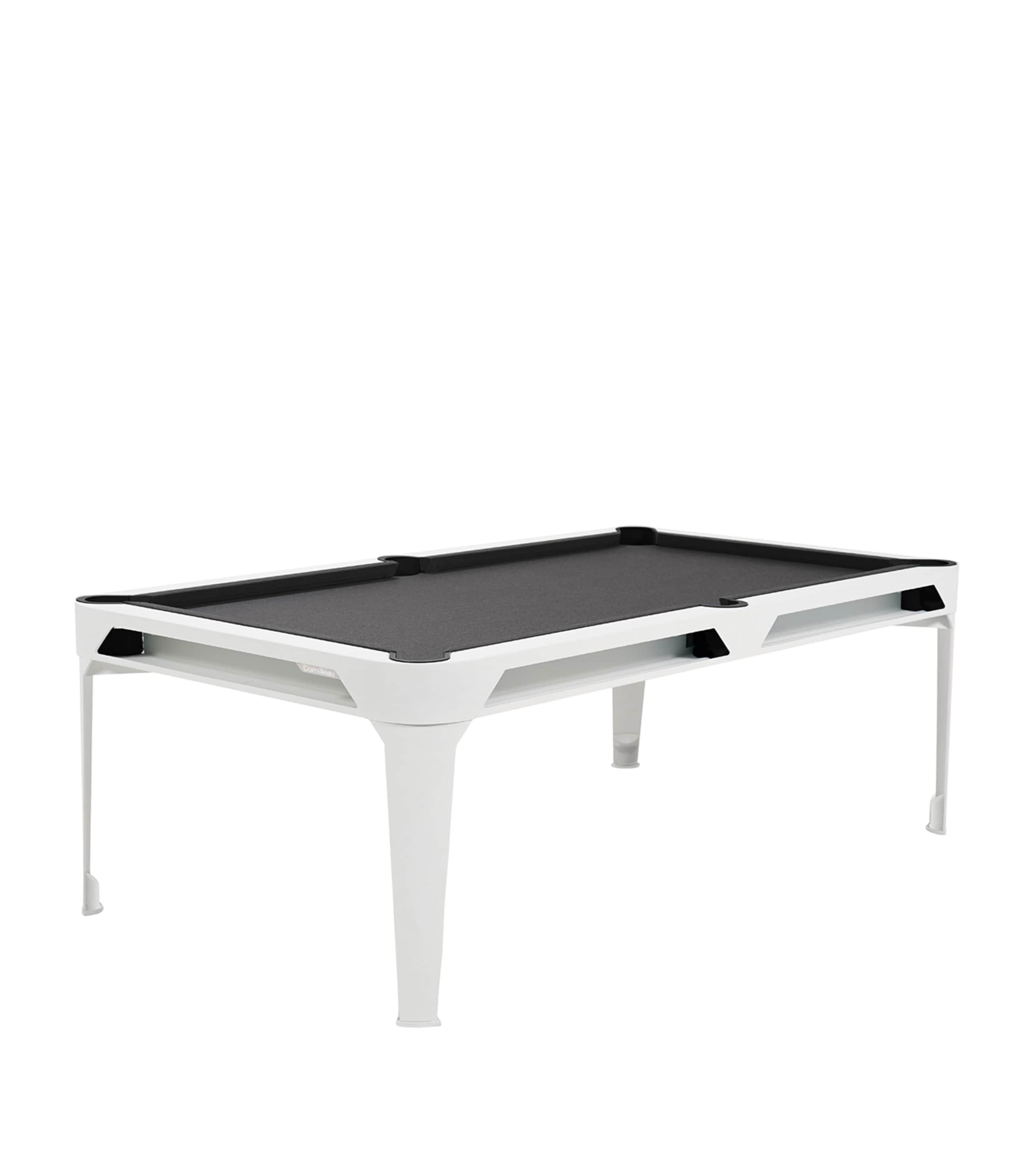 Cornilleau Hyphen Outdoor Pool Table Pol Wht Mot Drk Gry Image 1