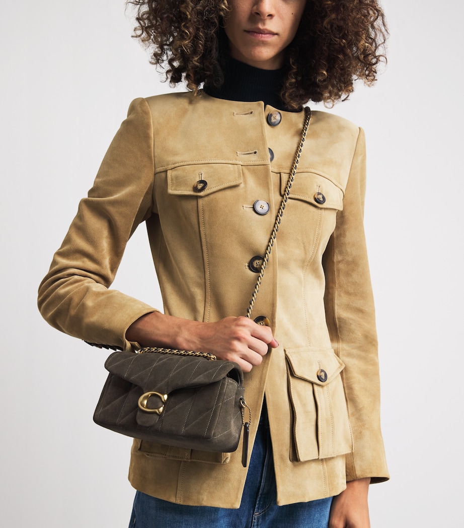 Suede Brooklyn 39 Shoulder Bag B4/OLIVE Image 2