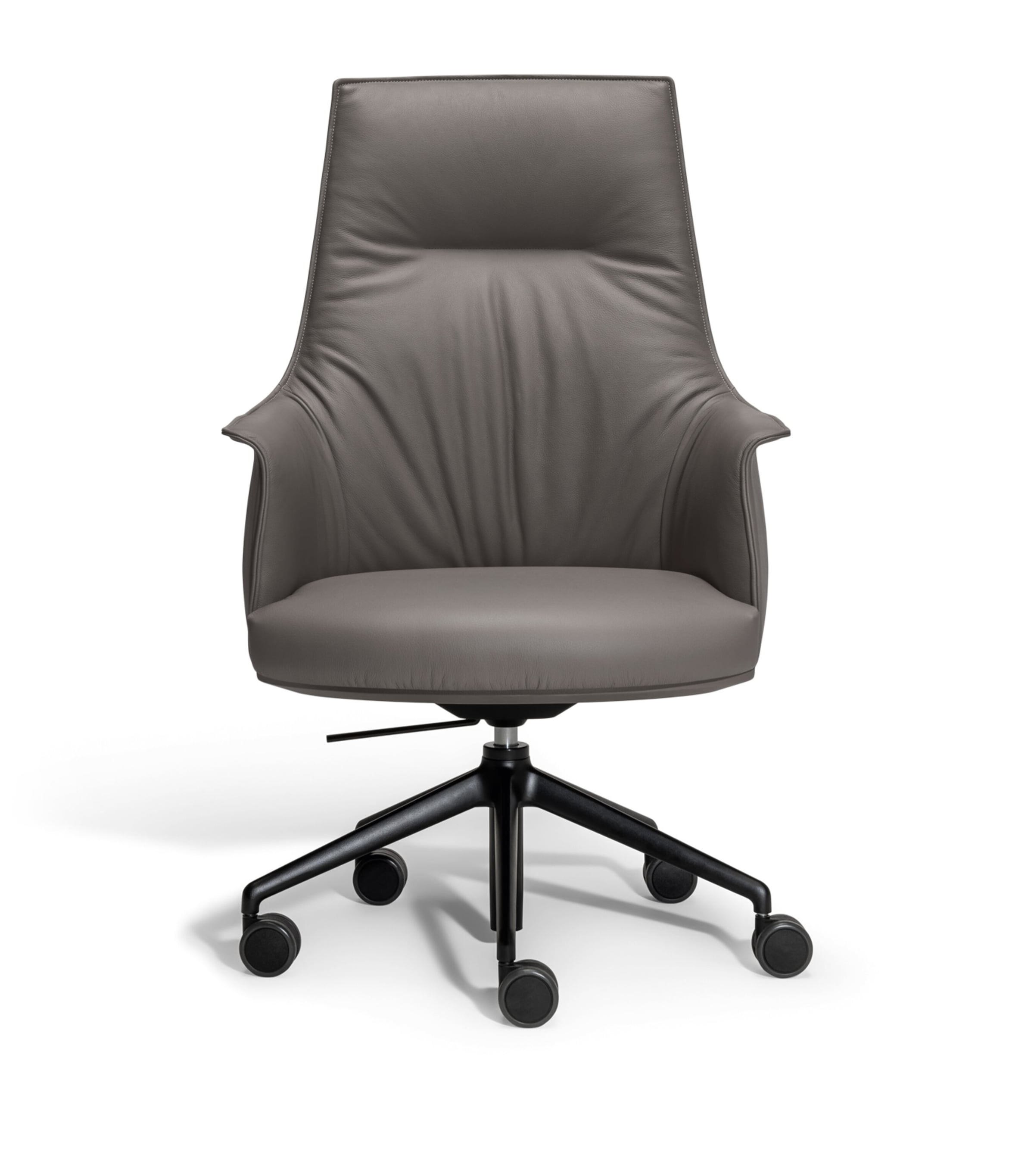 Poltrona Frau Leather Archibald Task Executive Office Chair Pelle Sc/il Daino Image 1