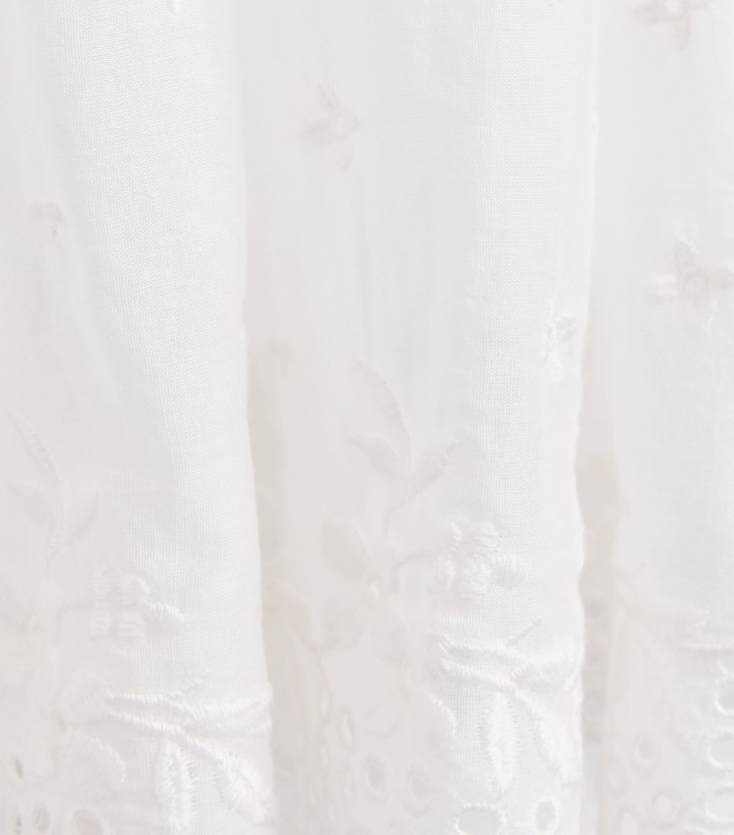 LoveShackFancy Cotton Lace Norael Skirt (7-14 Years) Ivoryivory Image 3