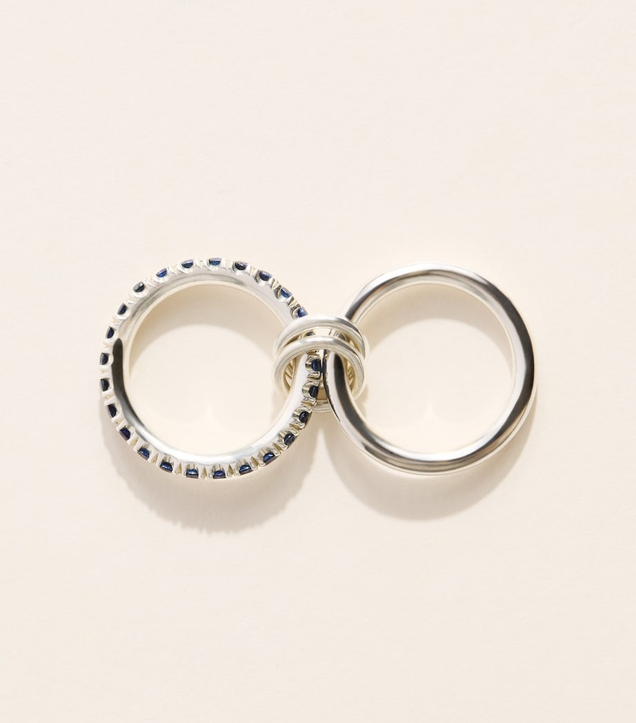 Spinelli Kilcollin Sterling Silver and Sapphire Enzo Ring Silver Image 3