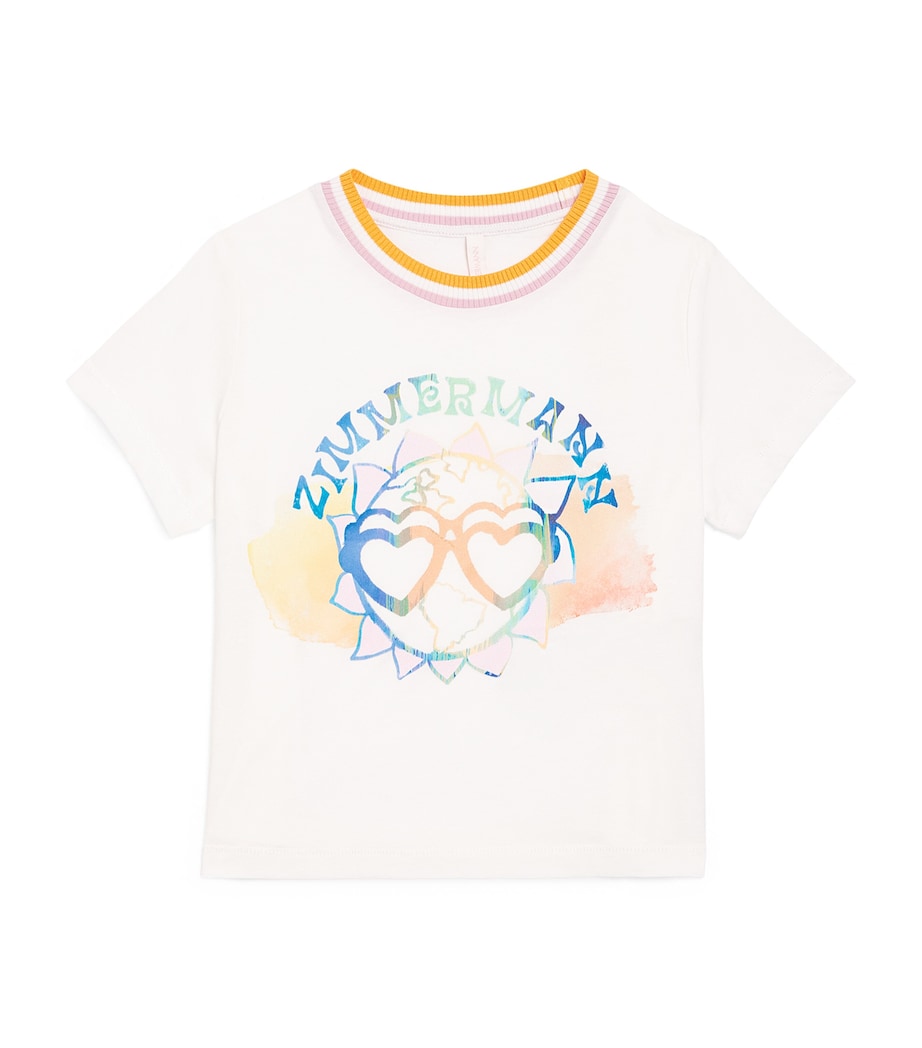 Cotton Cascadian Logo T-Shirt (2-12 Years) IVORY Image 1