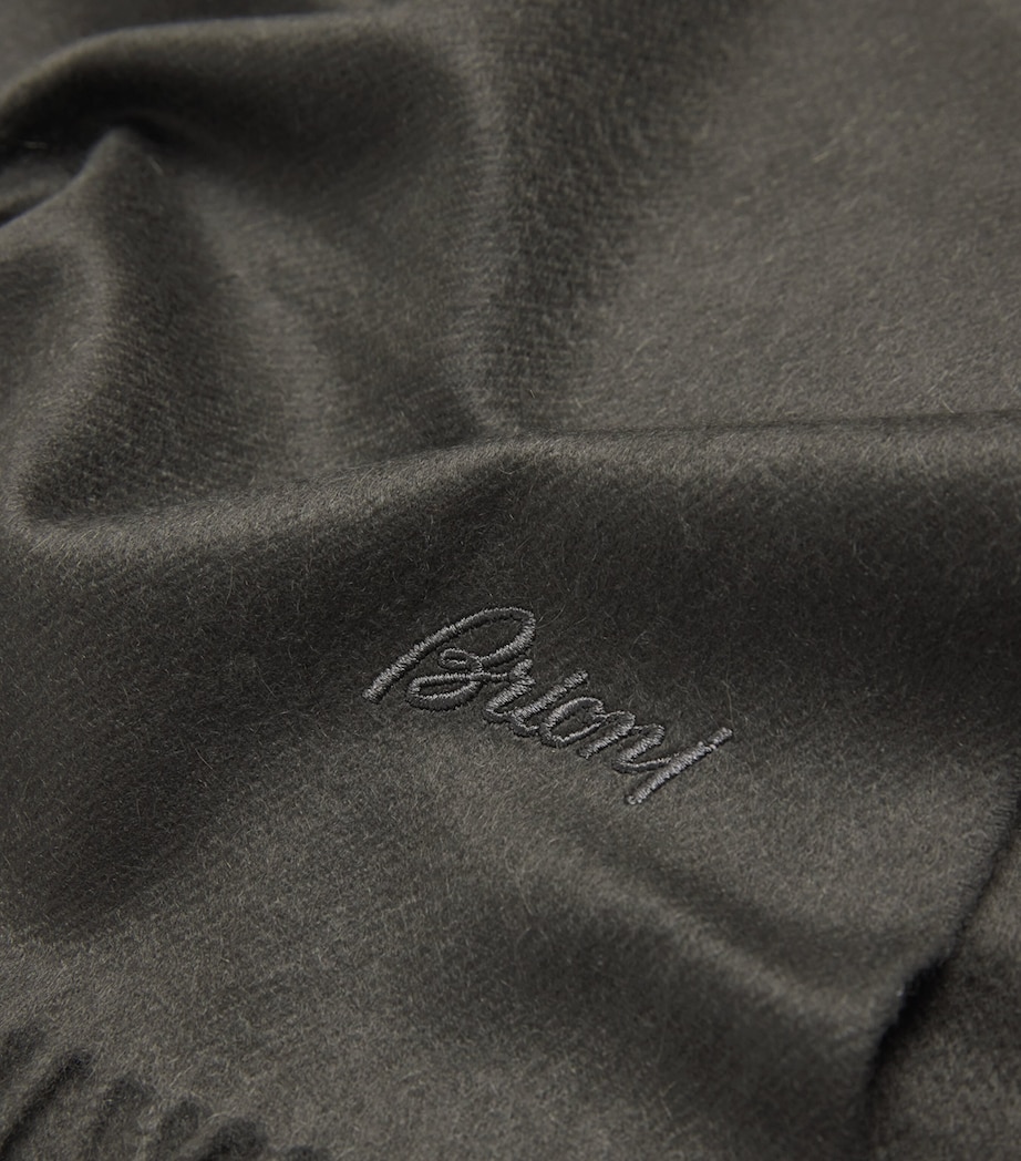 Cashmere Fringed Scarf 3400 Image 4