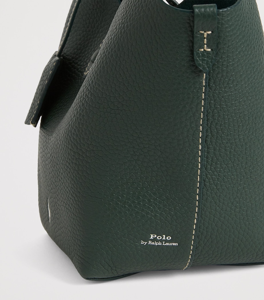 Polo Ralph Lauren Small Leather Polo Play Cross-Body Bag Ficus Image 6