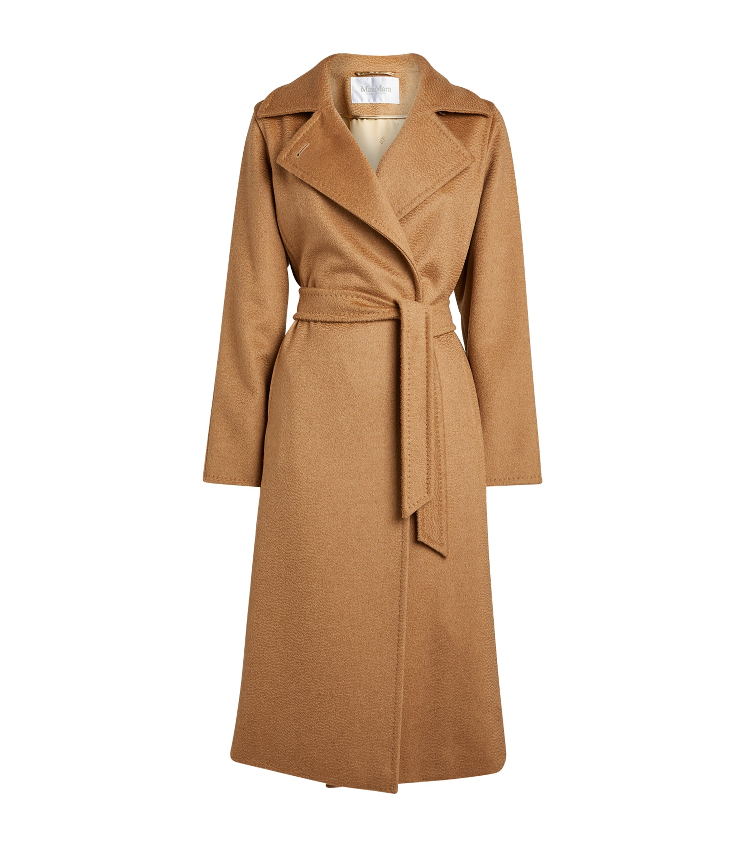 Max Mara Manuela Belted Coat In Brown