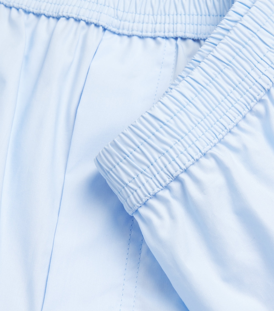 TOM FORD Mens Cotton Woven Boxers Light Blue Image 5