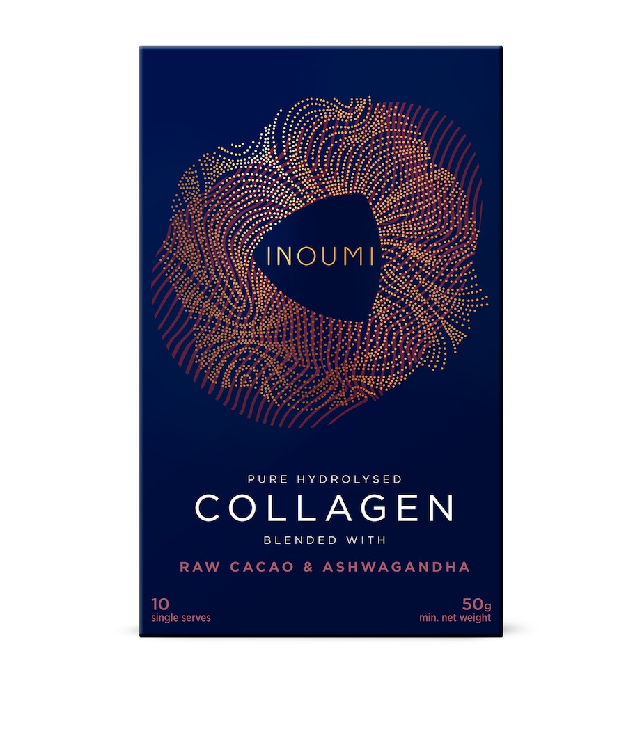 INOUMI Pure Hydrolysed Collagen Blended with Raw Cacao and Ashwagandha (10 Sachets) Image 1