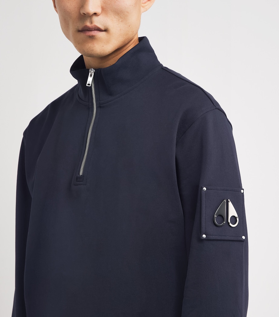 Hartsfield Quarter-Zip Sweatshirt BLACK - 292 Image 6