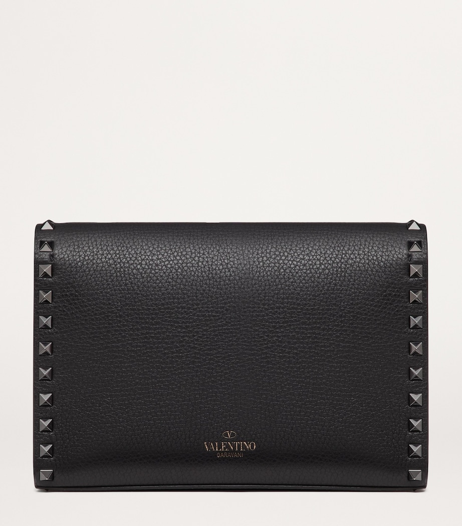 Small Leather Rockstud Shoulder Bag 0NO Image 6