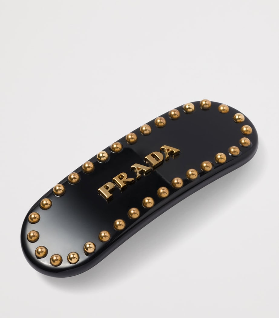 Prada Logo Hair Clip Image 2
